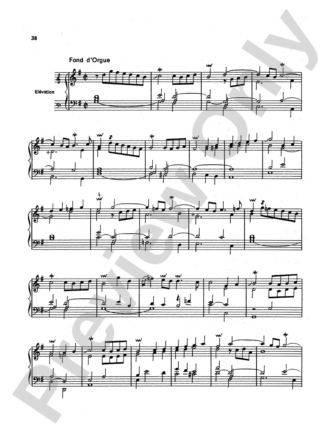 Corette: Missa Octavi Toni: Organ Sheet