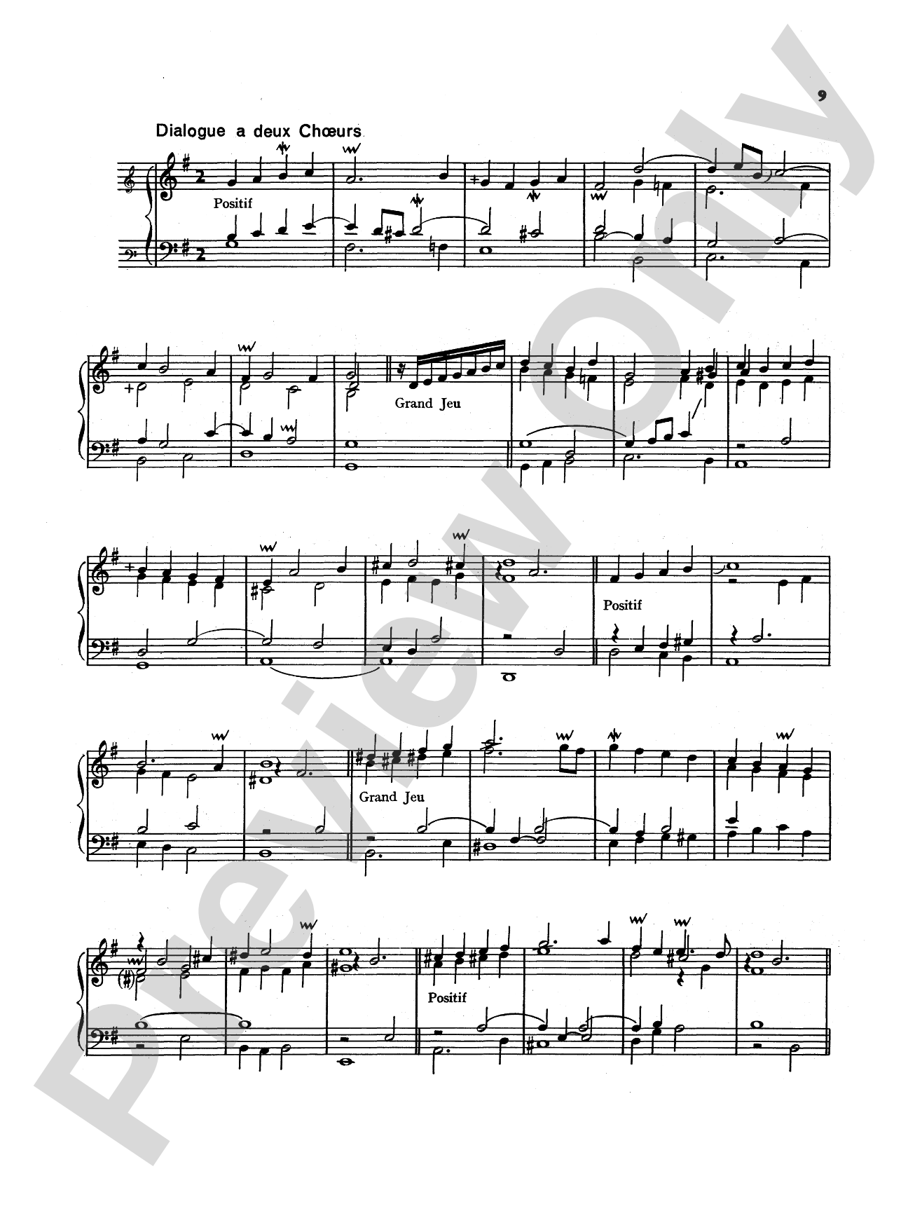 Corette: Missa Octavi Toni: Organ Sheet