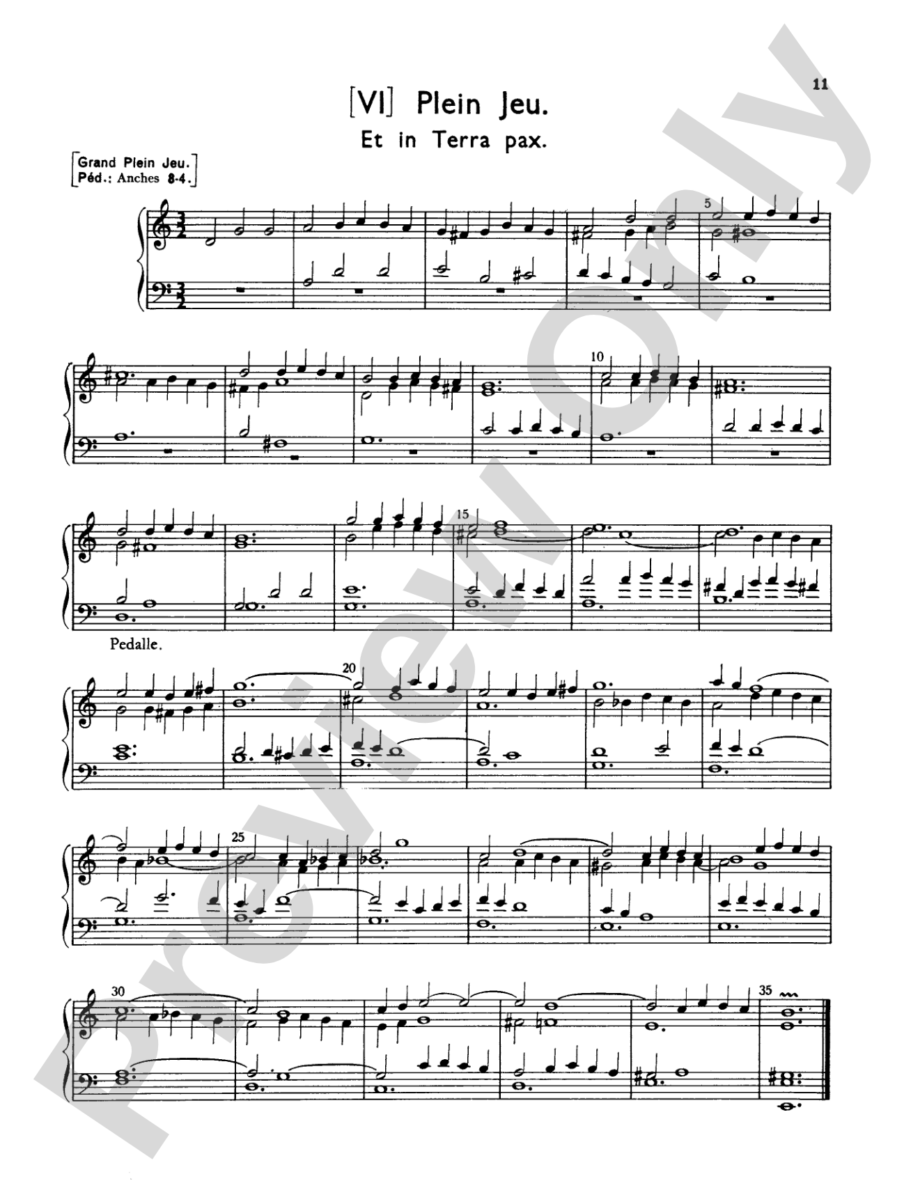 Couperin: Mass for the Parishes: Organ Sheet
