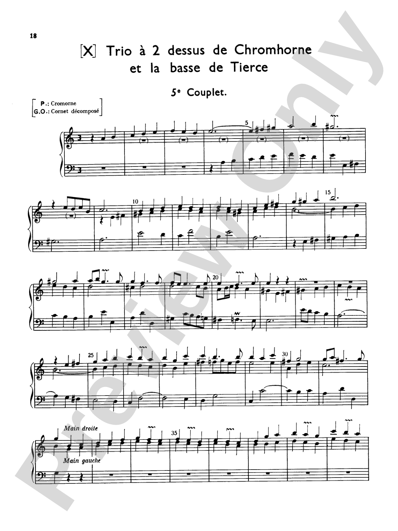 Couperin: Mass for the Parishes: Organ Sheet