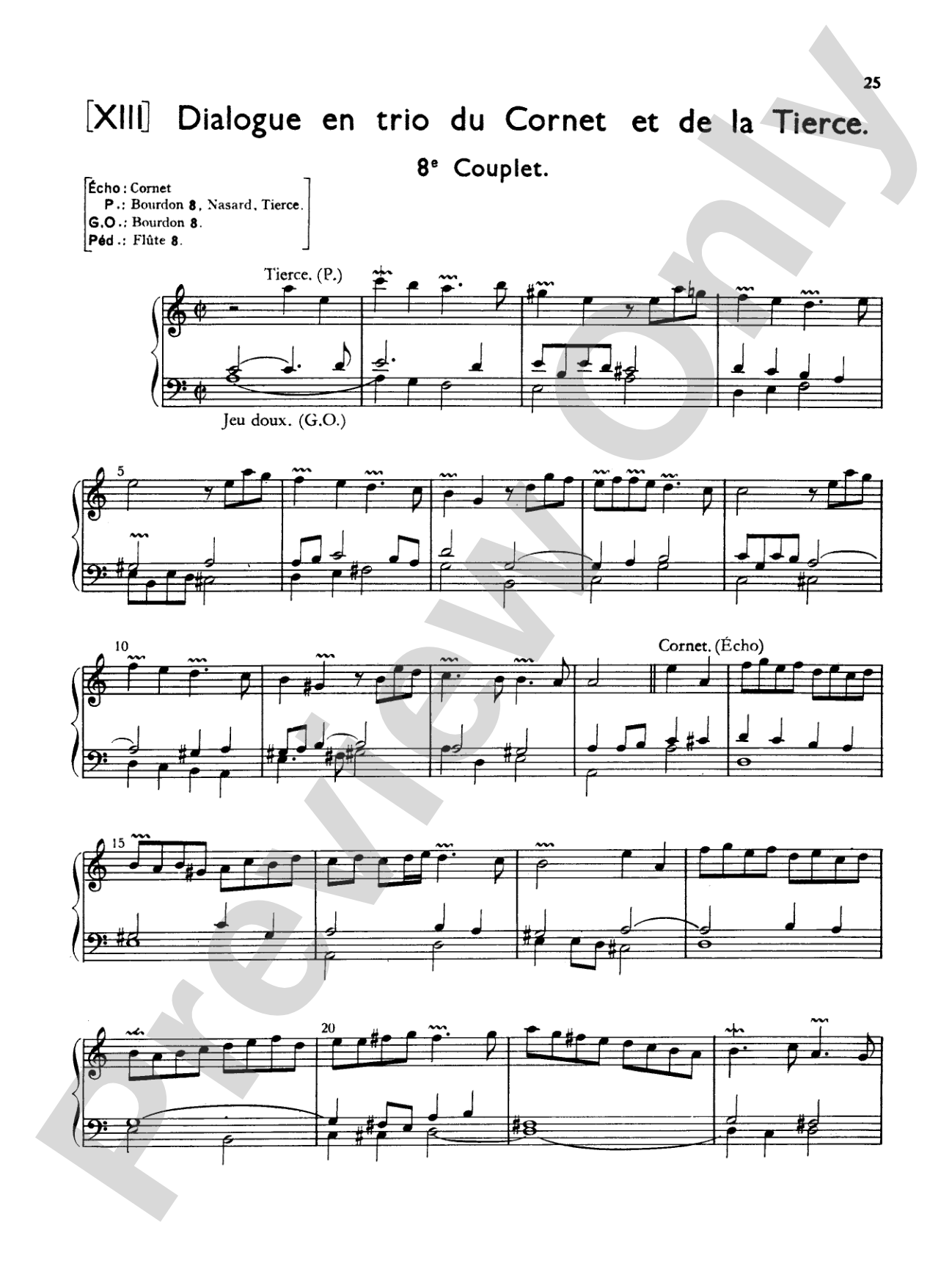 Couperin: Mass for the Parishes: Organ Sheet