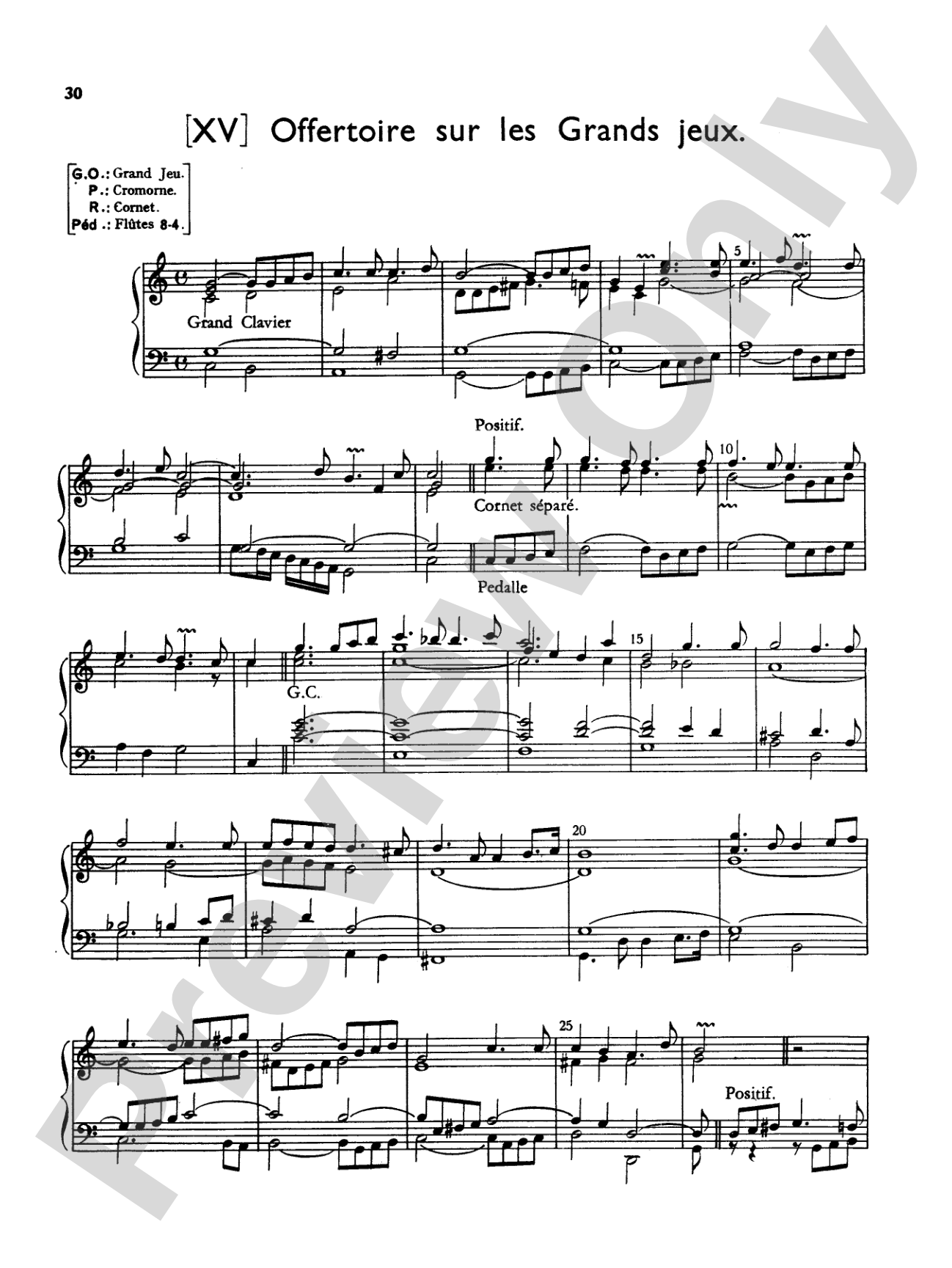 Couperin: Mass for the Parishes: Organ Sheet