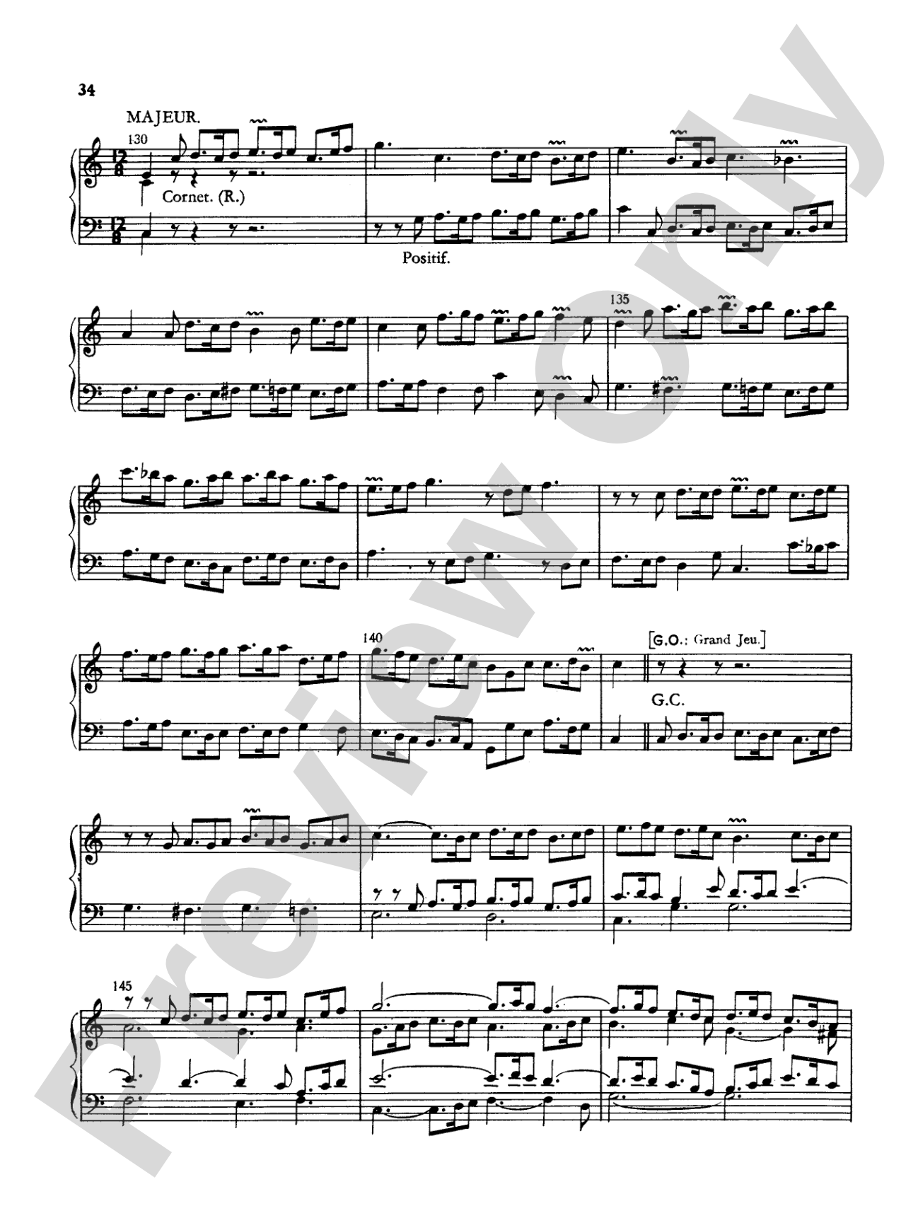Couperin: Mass for the Parishes: Organ Sheet