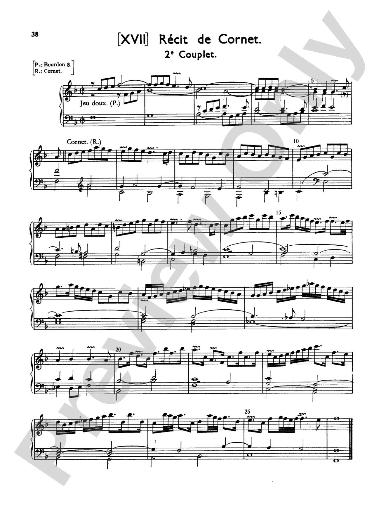 Couperin: Mass for the Parishes: Organ Sheet
