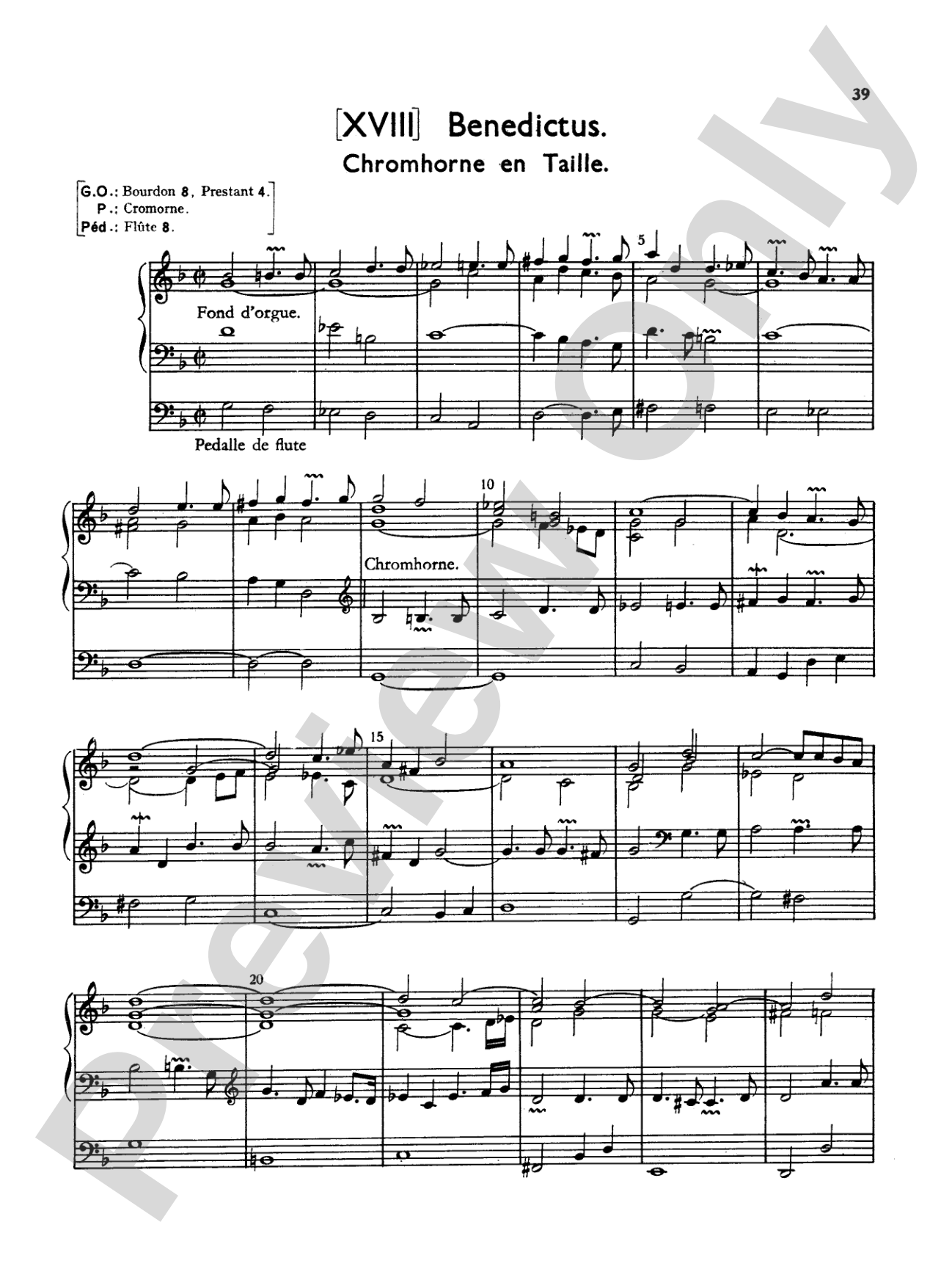 Couperin: Mass for the Parishes: Organ Sheet