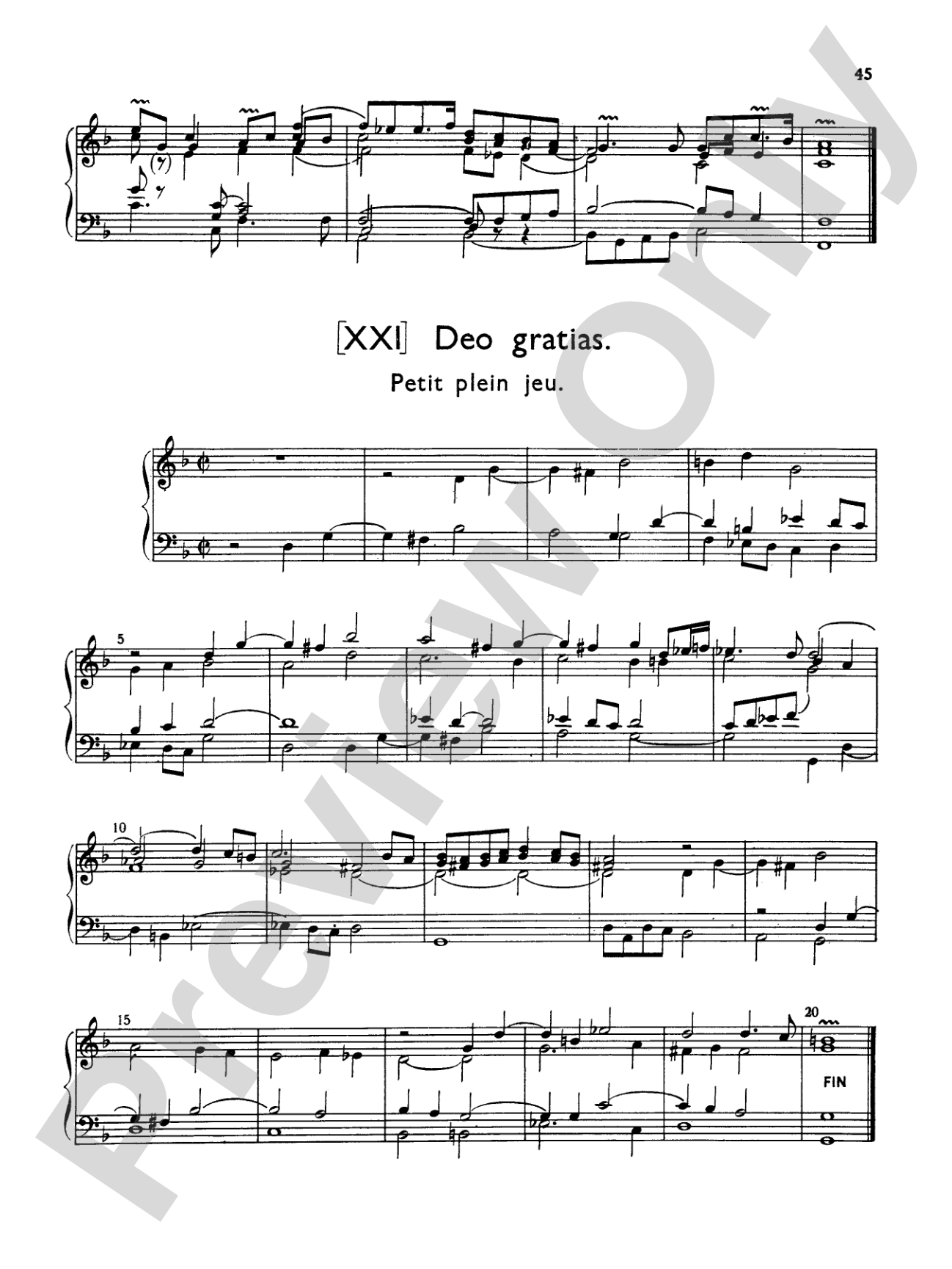 Couperin: Mass for the Parishes: Organ Sheet