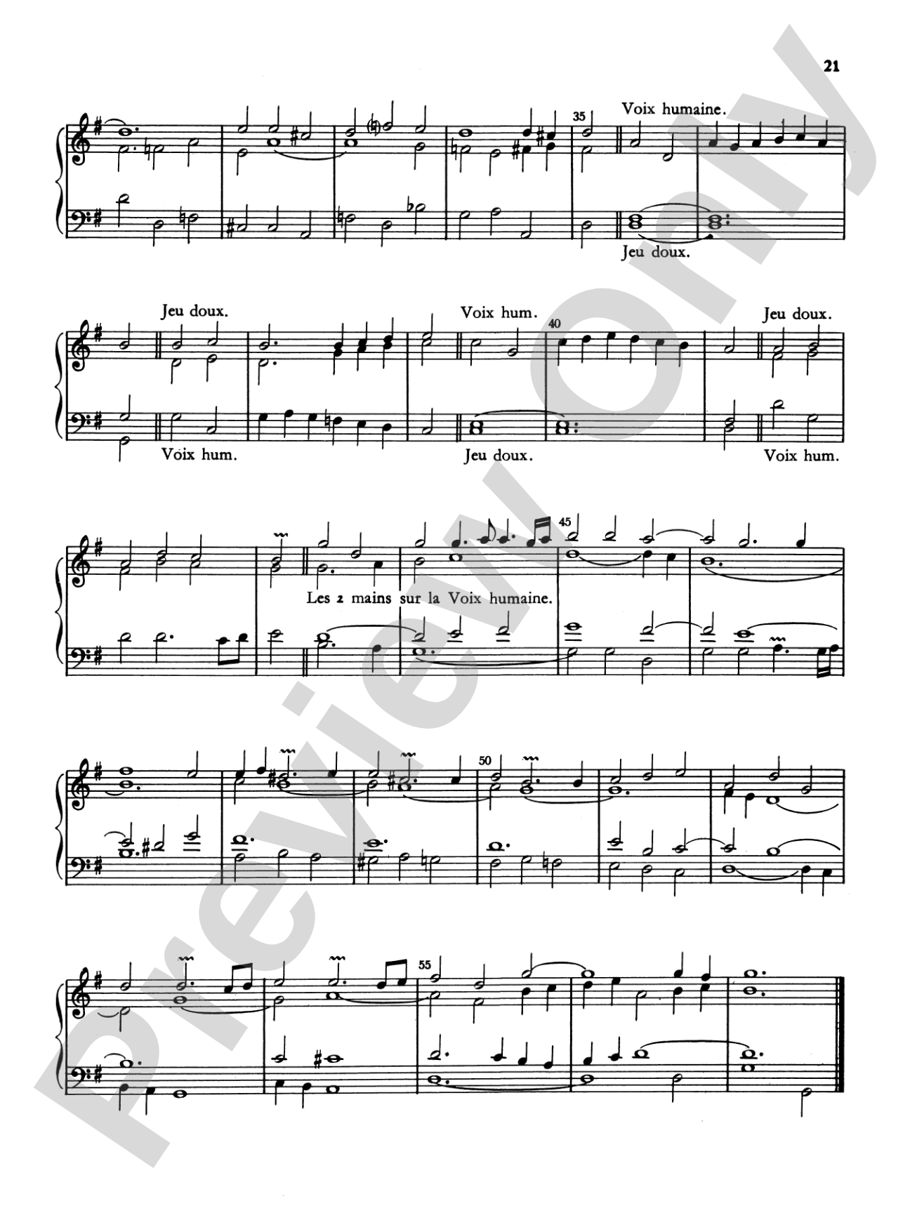 Couperin: Mass for the Convents: Organ Sheet