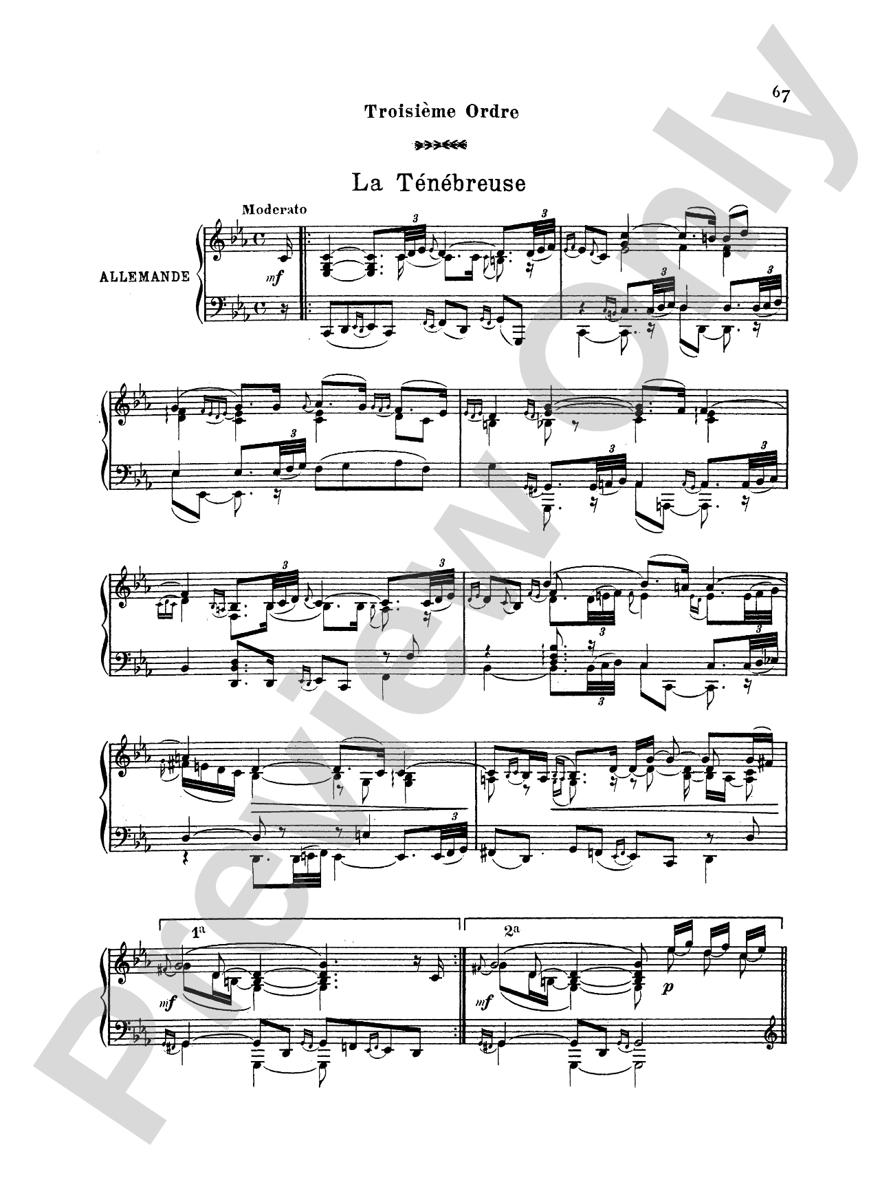Couperin: Clavichord Pieces (Volume I)