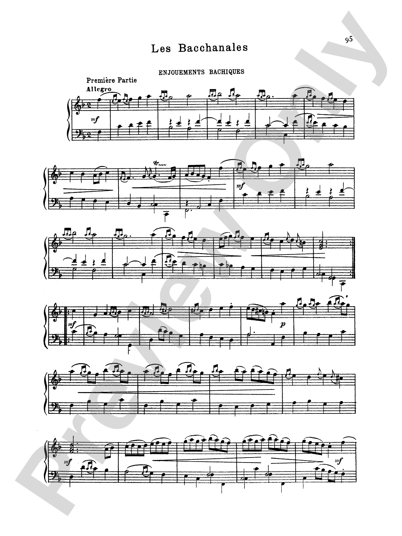 Couperin: Clavichord Pieces (Volume I)