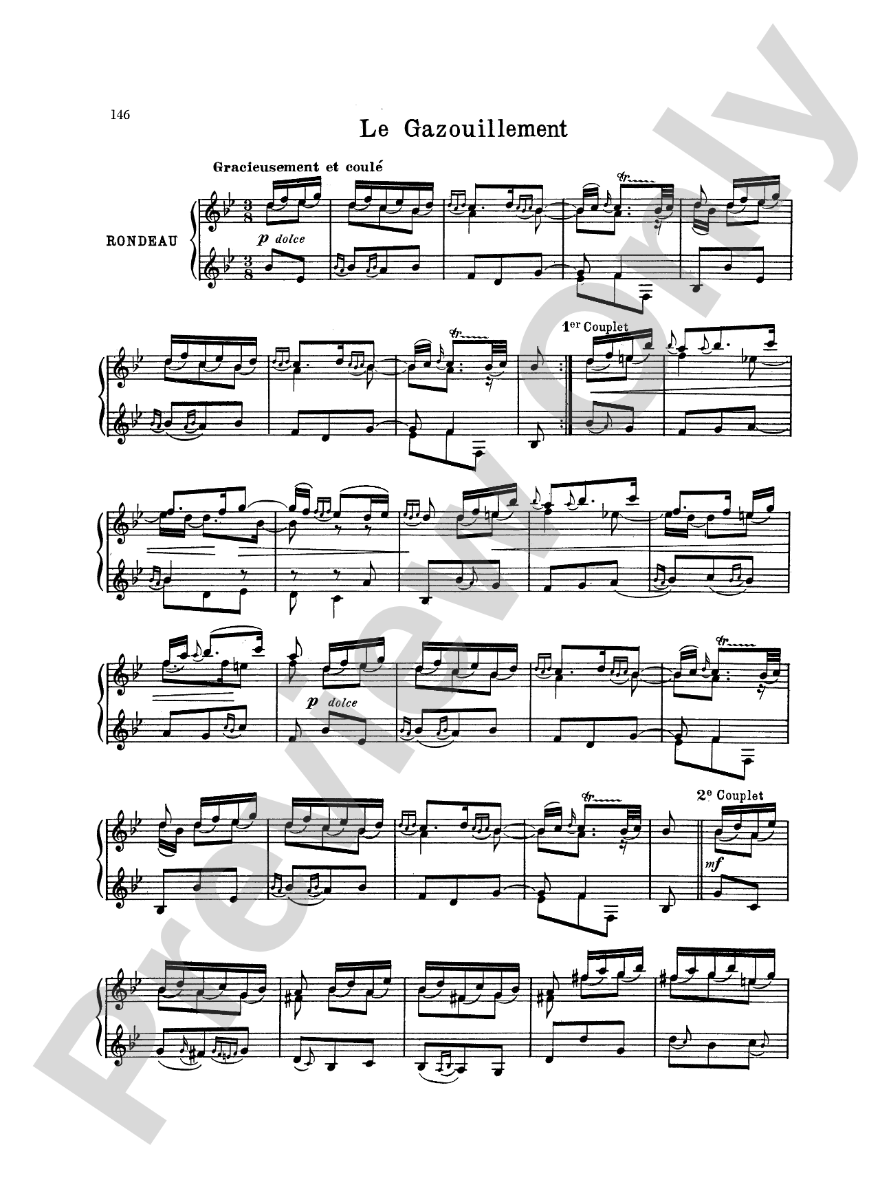 Couperin: Clavichord Pieces (Volume II)