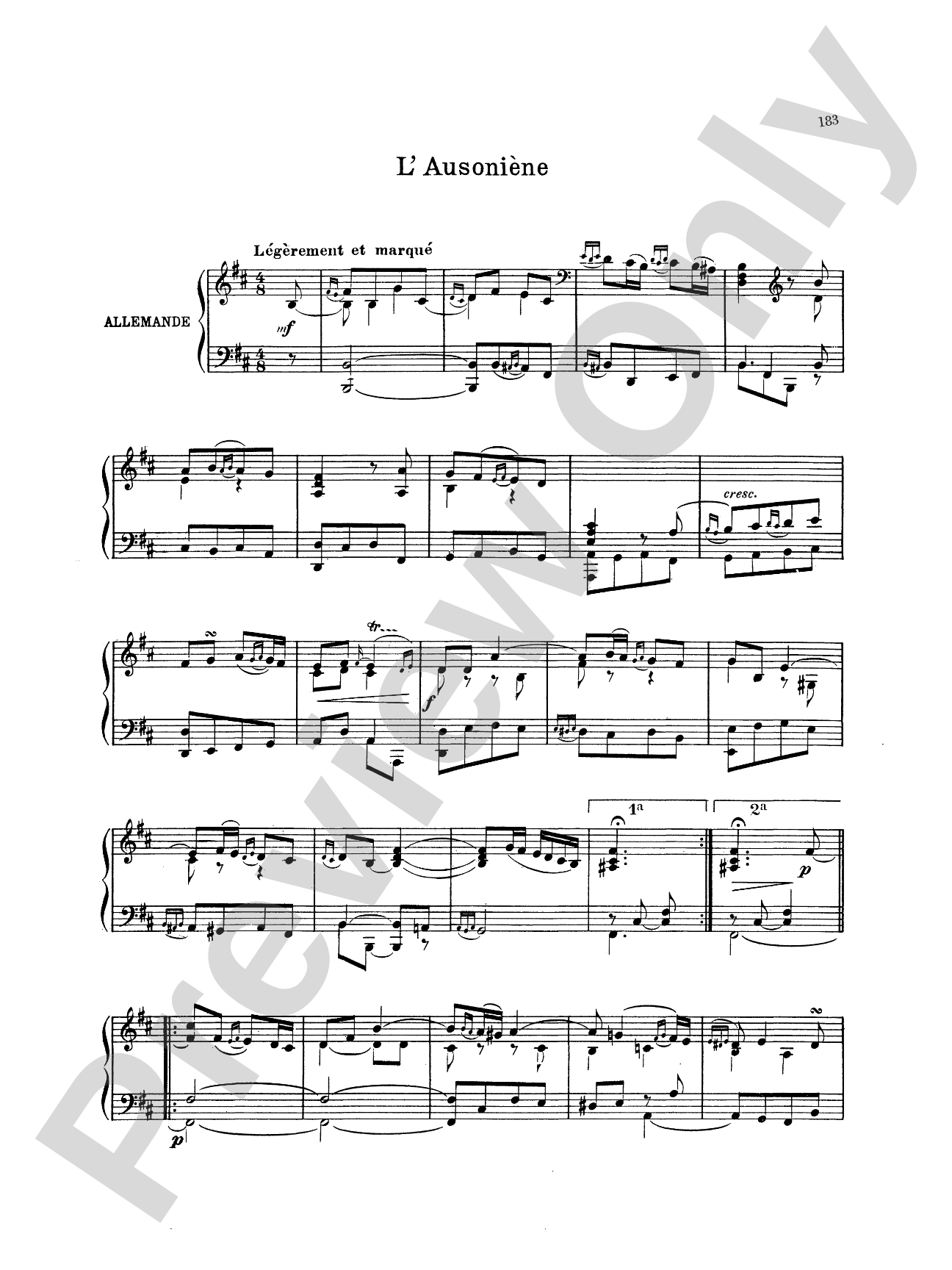 Couperin: Clavichord Pieces (Volume II)
