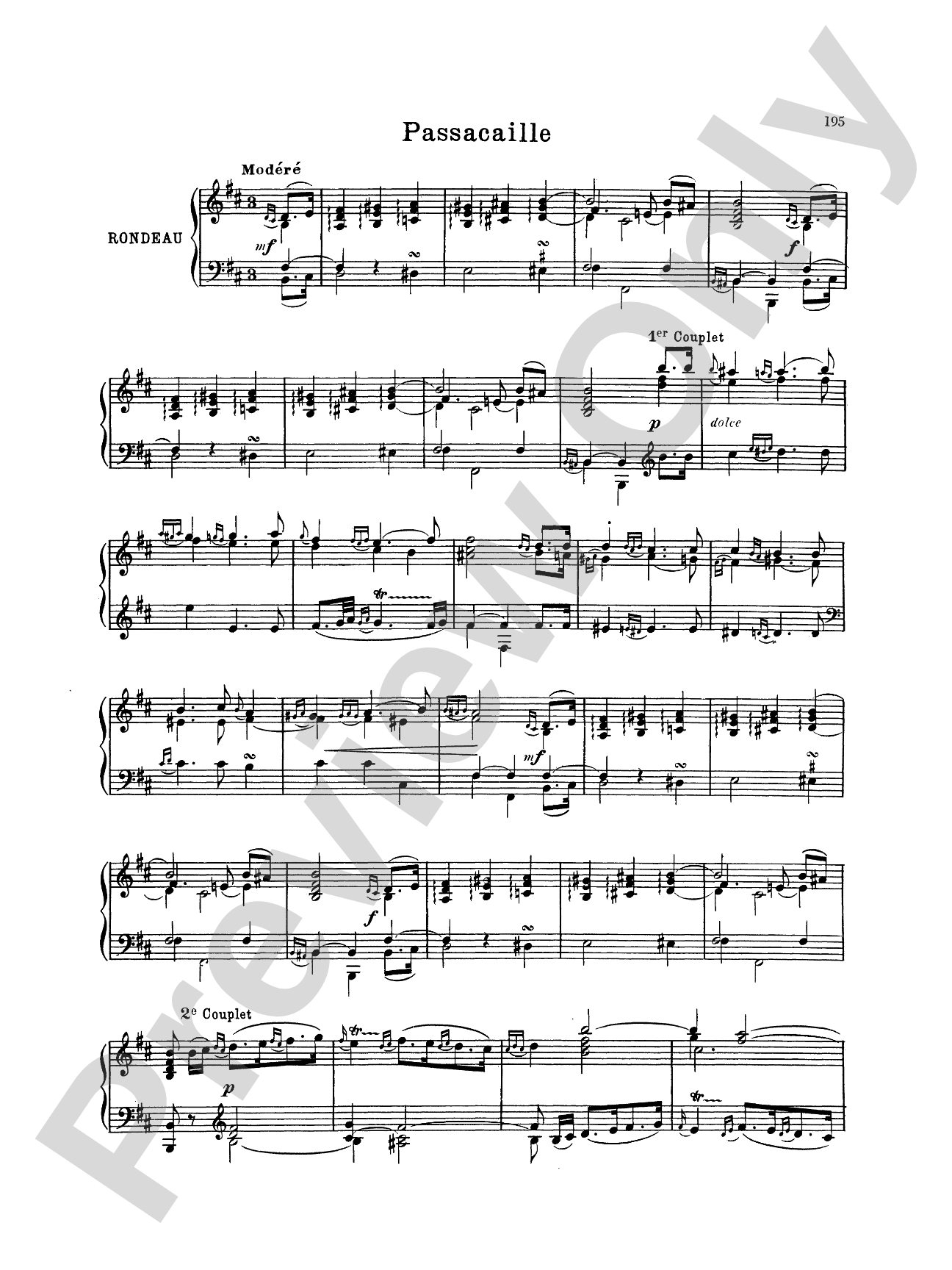 Couperin: Clavichord Pieces (Volume II)