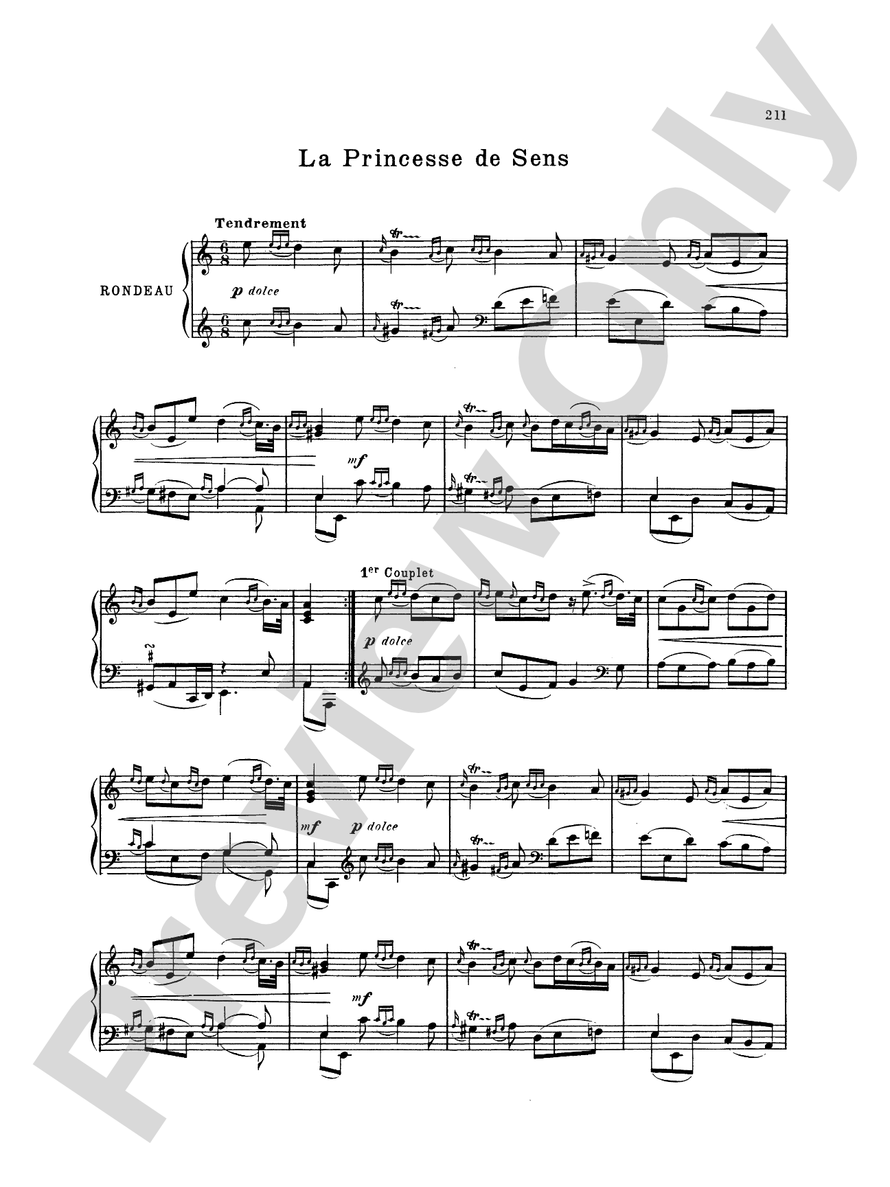 Couperin: Clavichord Pieces (Volume II)