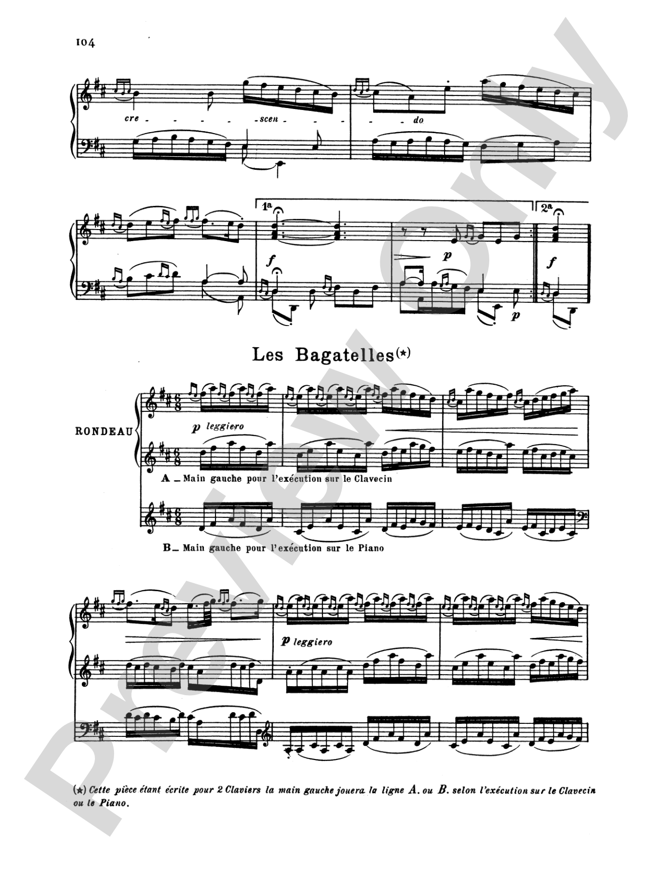 Couperin: Clavichord Pieces (Volume III)