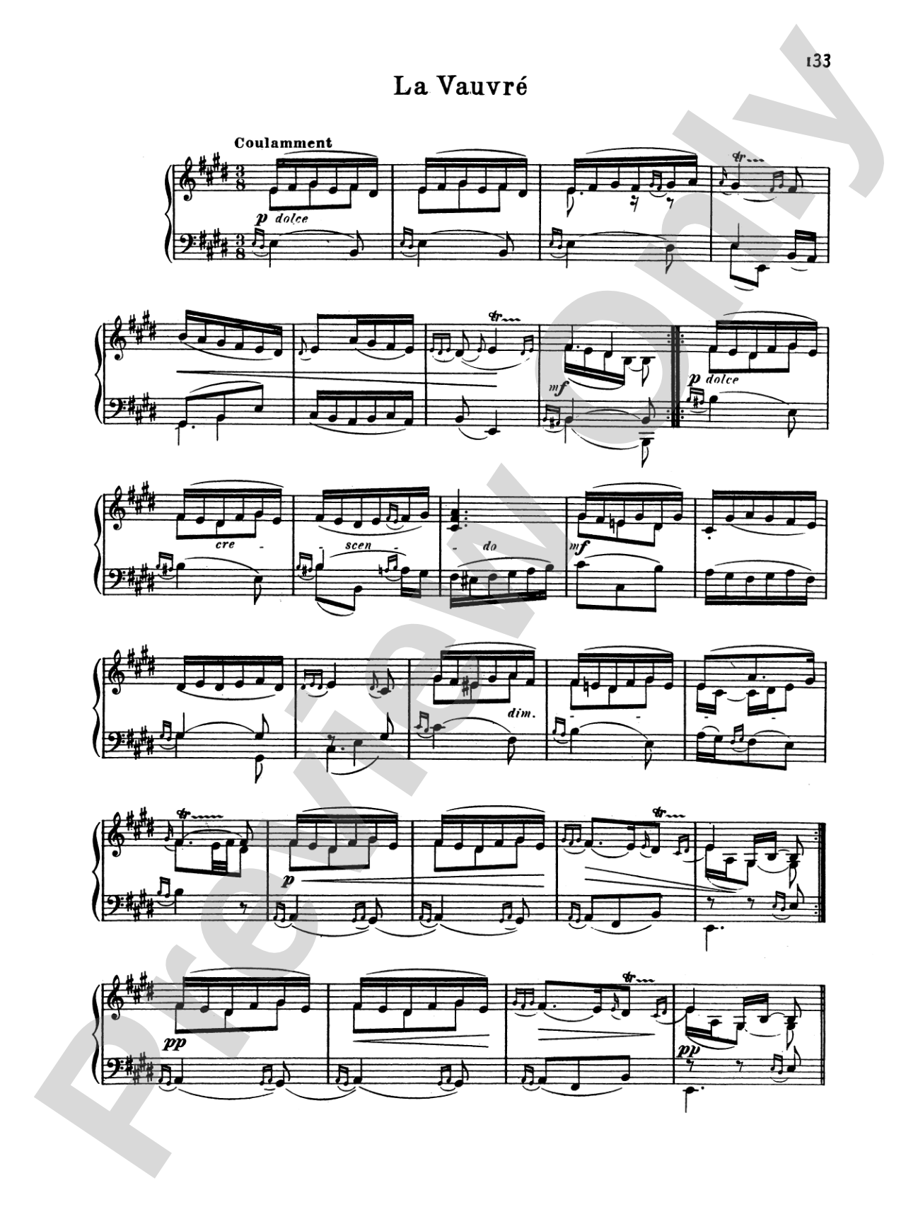 Couperin: Clavichord Pieces (Volume III)