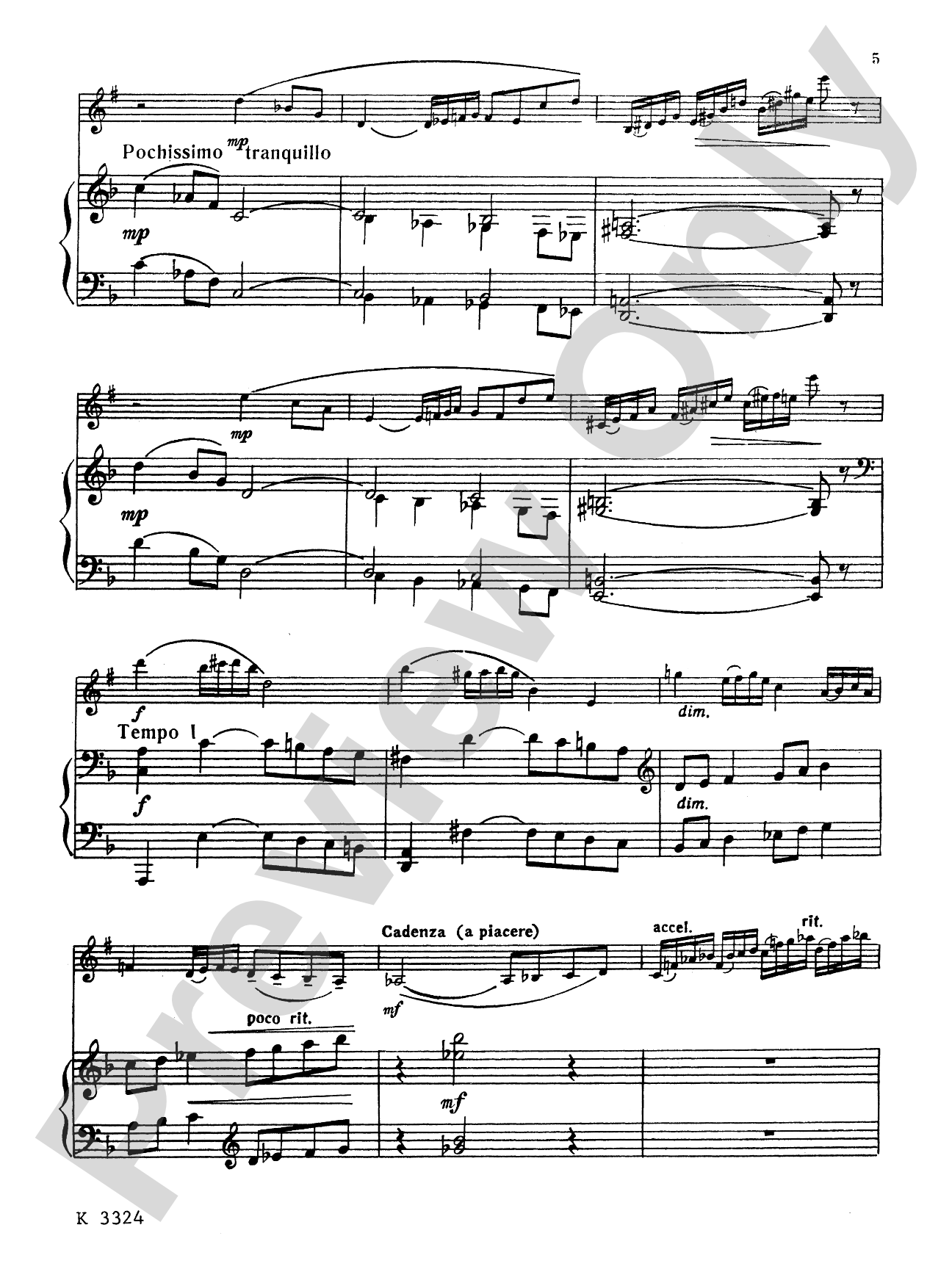 Rakov: Sonatina: Clarinet Part(s)