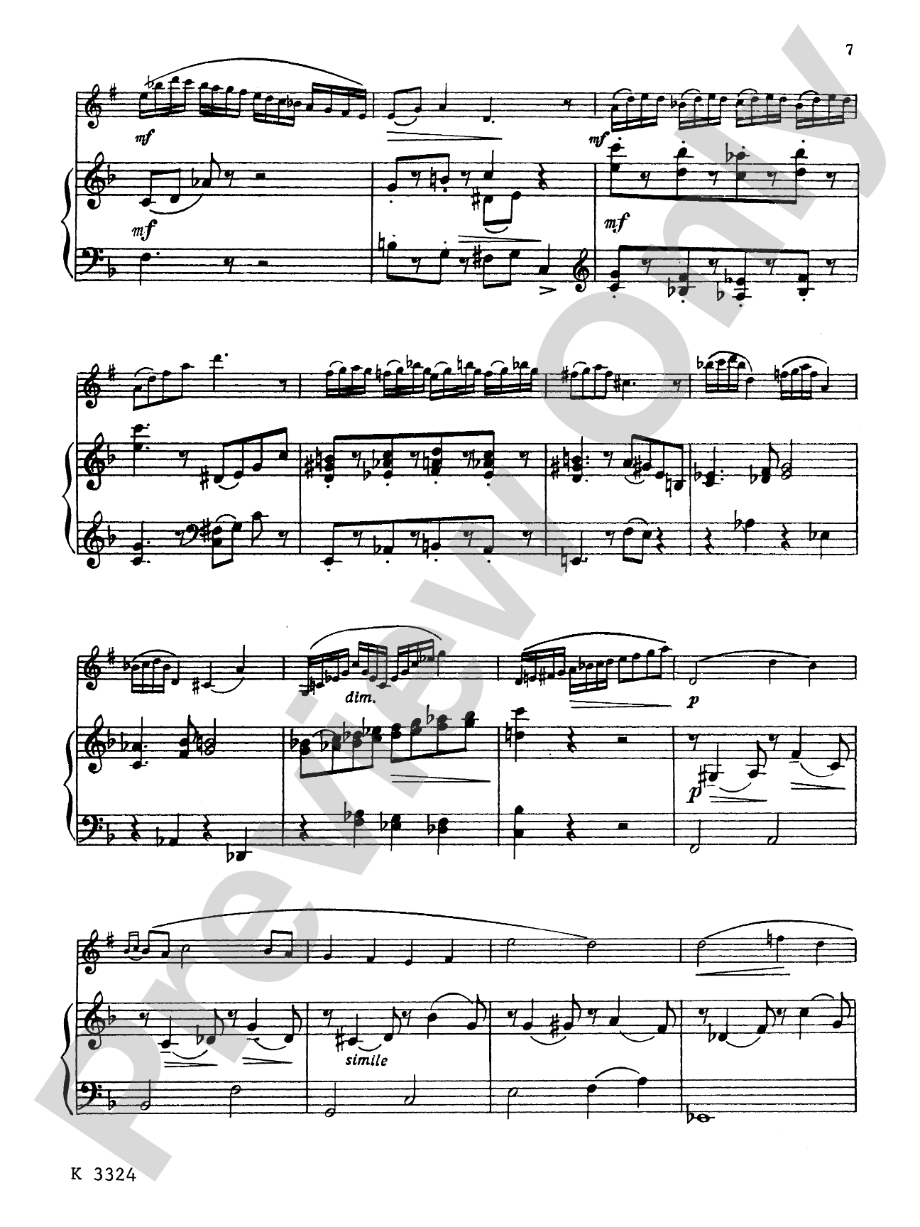 Rakov: Sonatina: Clarinet Part(s)