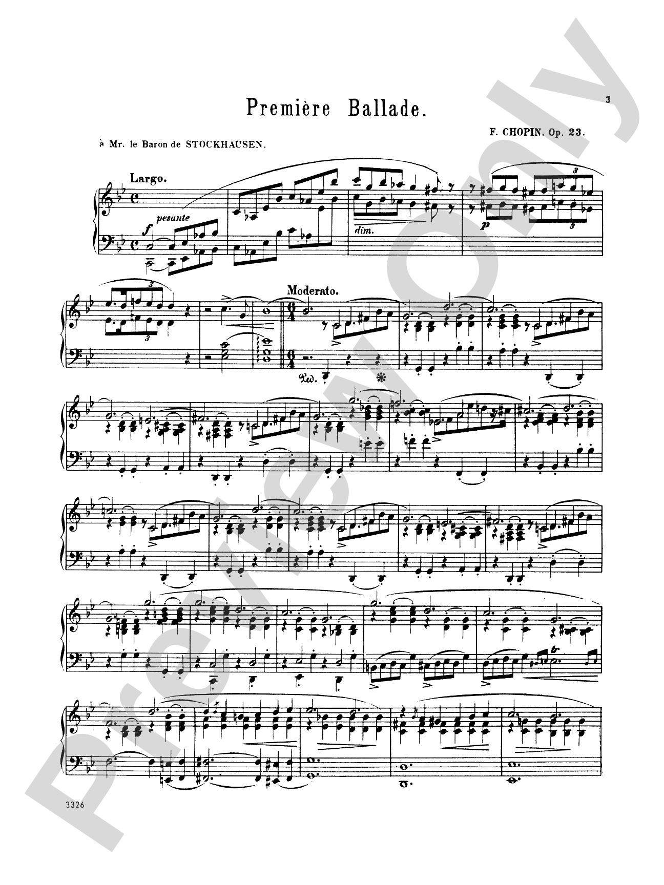 Chopin: Ballades (Ed. Franz Liszt): Piano Book
