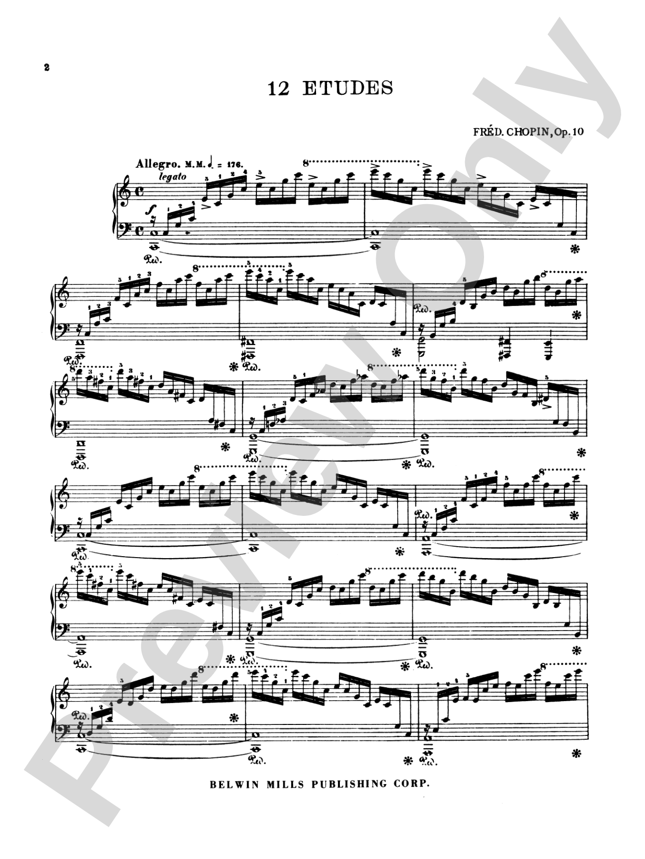 Chopin: Twenty-Seven Etudes (Ed. Franz Liszt)