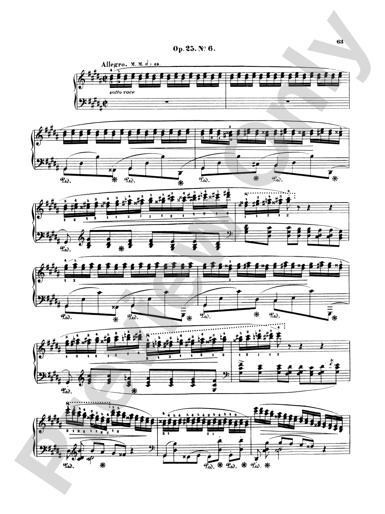 Chopin: Twenty-Seven Etudes (Ed. Franz Liszt)
