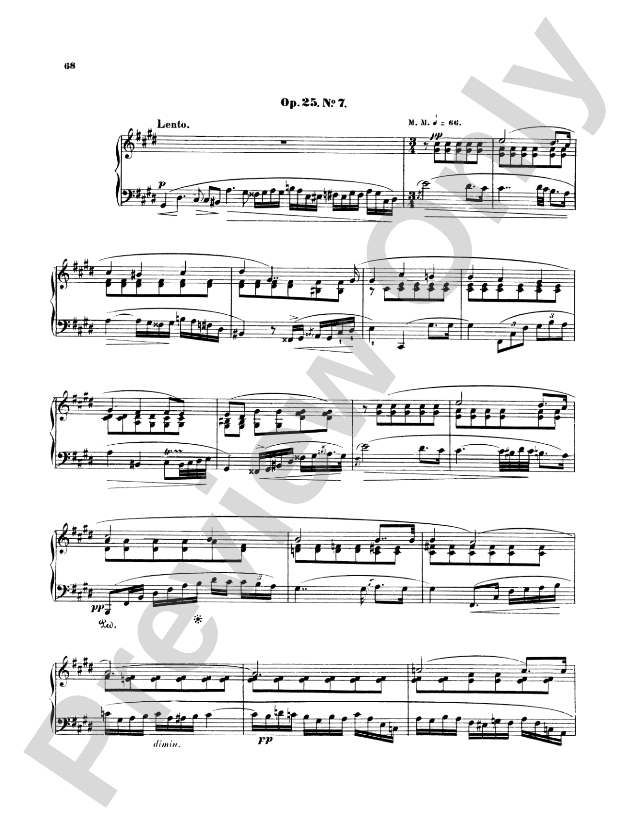 Chopin: Twenty-Seven Etudes (Ed. Franz Liszt)