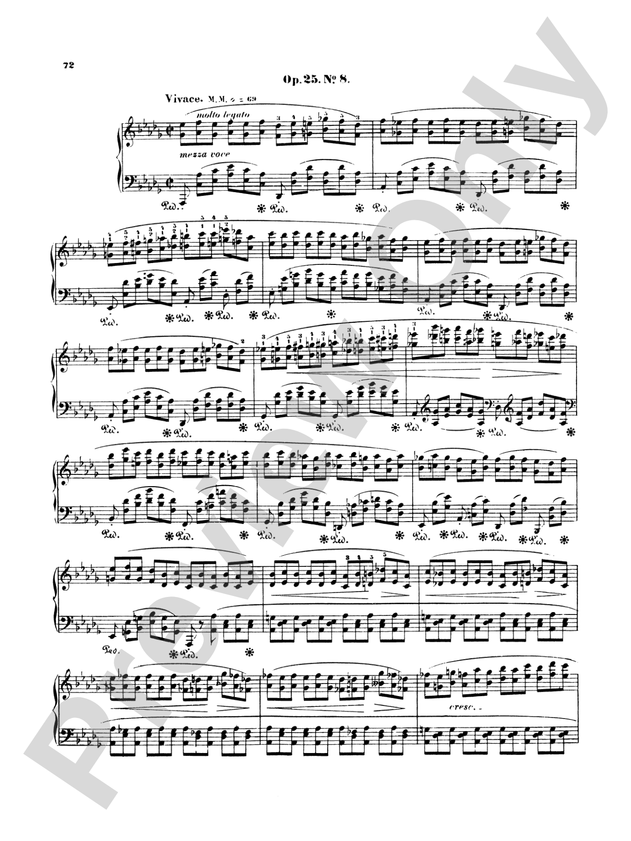 Chopin: Twenty-Seven Etudes (Ed. Franz Liszt)