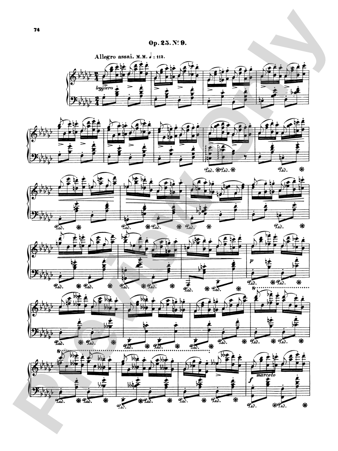 Chopin: Twenty-Seven Etudes (Ed. Franz Liszt)