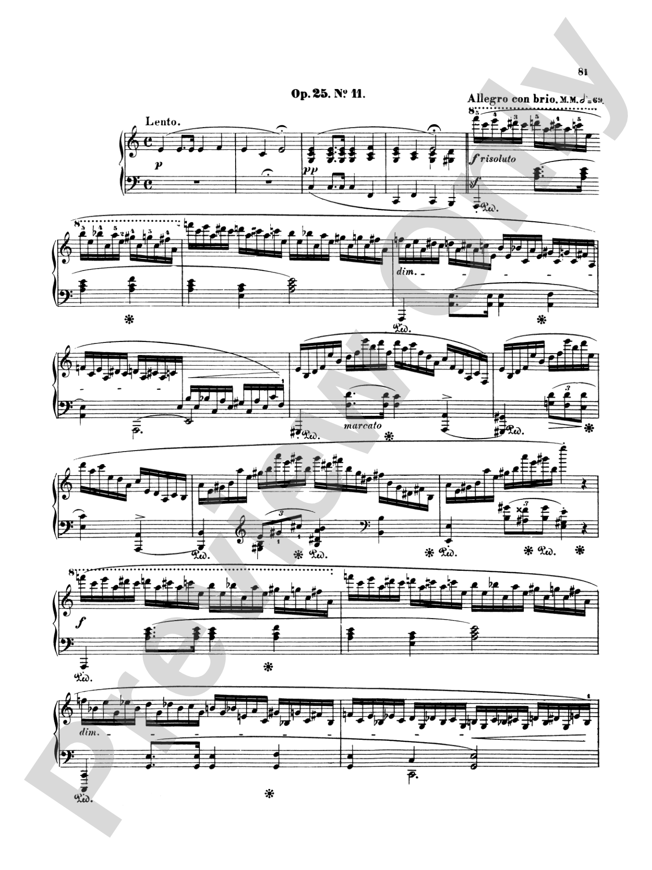 Chopin: Twenty-Seven Etudes (Ed. Franz Liszt)