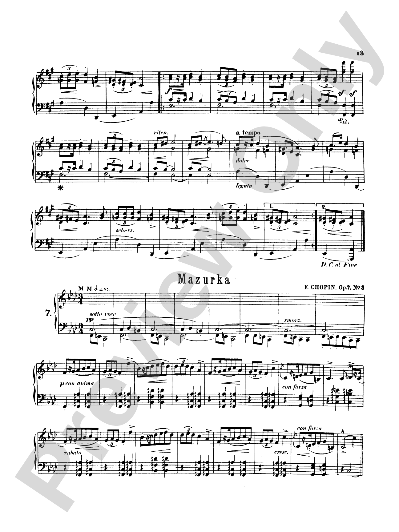 Chopin: Fifty-Six Mazurkas (Ed. Franz Liszt)