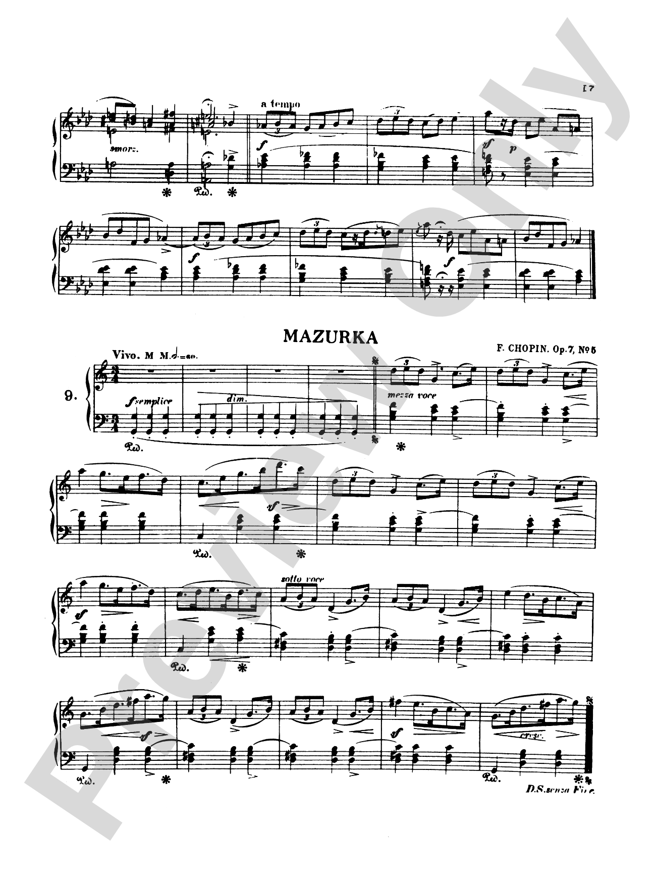 Chopin: Fifty-Six Mazurkas (Ed. Franz Liszt)