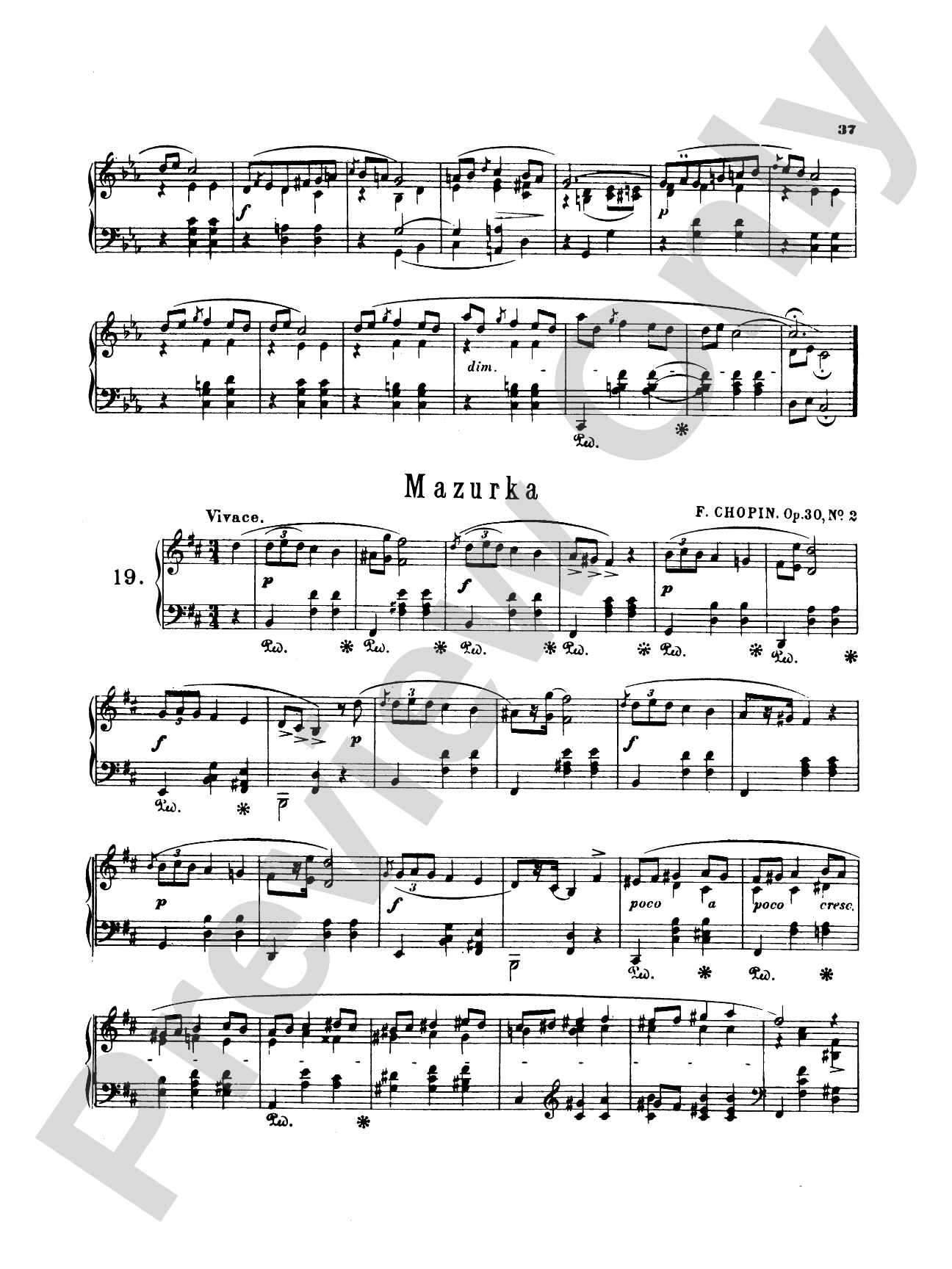 Chopin: Fifty-Six Mazurkas (Ed. Franz Liszt)