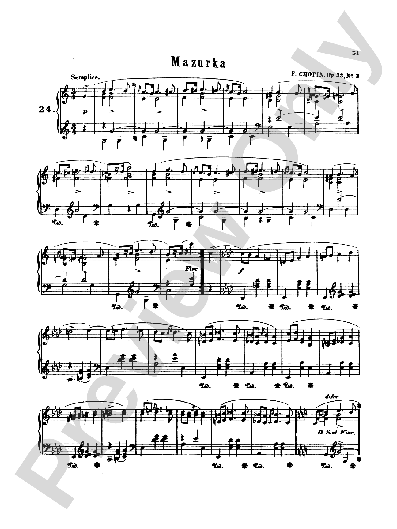 Chopin: Fifty-Six Mazurkas (Ed. Franz Liszt)