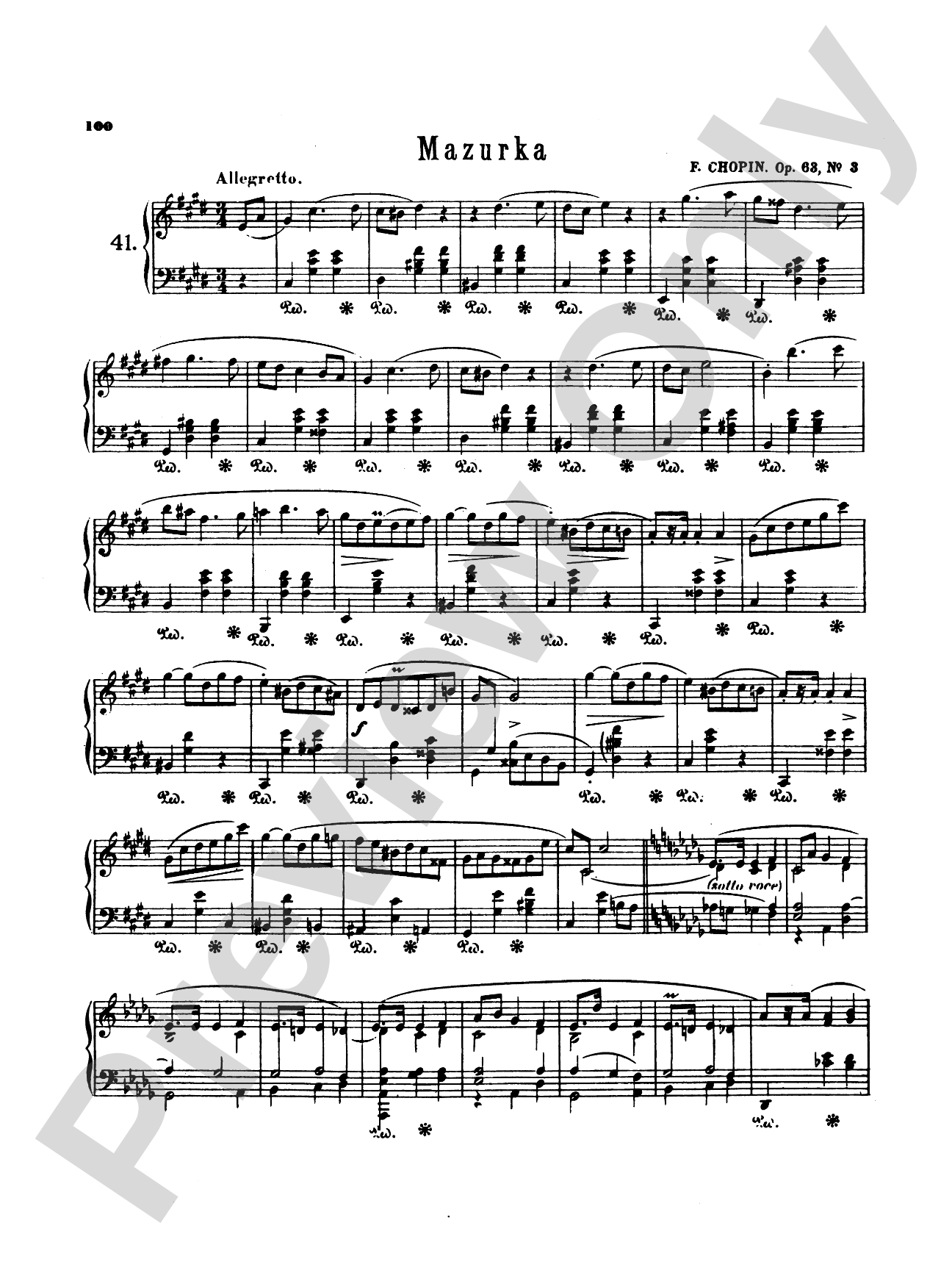 Chopin: Fifty-Six Mazurkas (Ed. Franz Liszt)