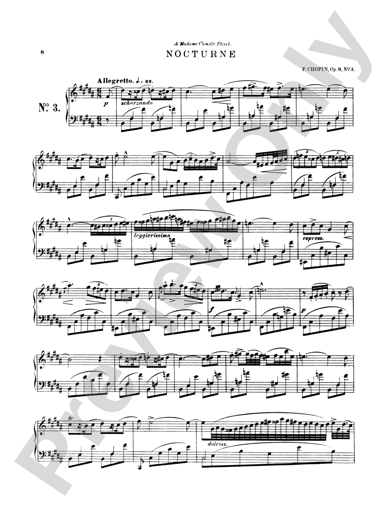 Chopin: Nineteen Nocturnes (Ed. Franz Liszt)