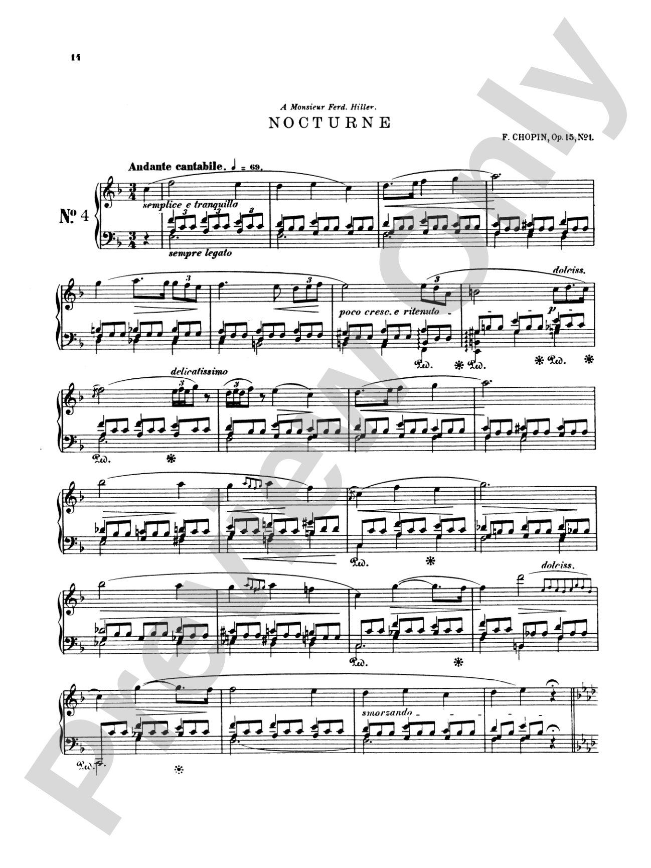 Chopin: Nineteen Nocturnes (Ed. Franz Liszt)