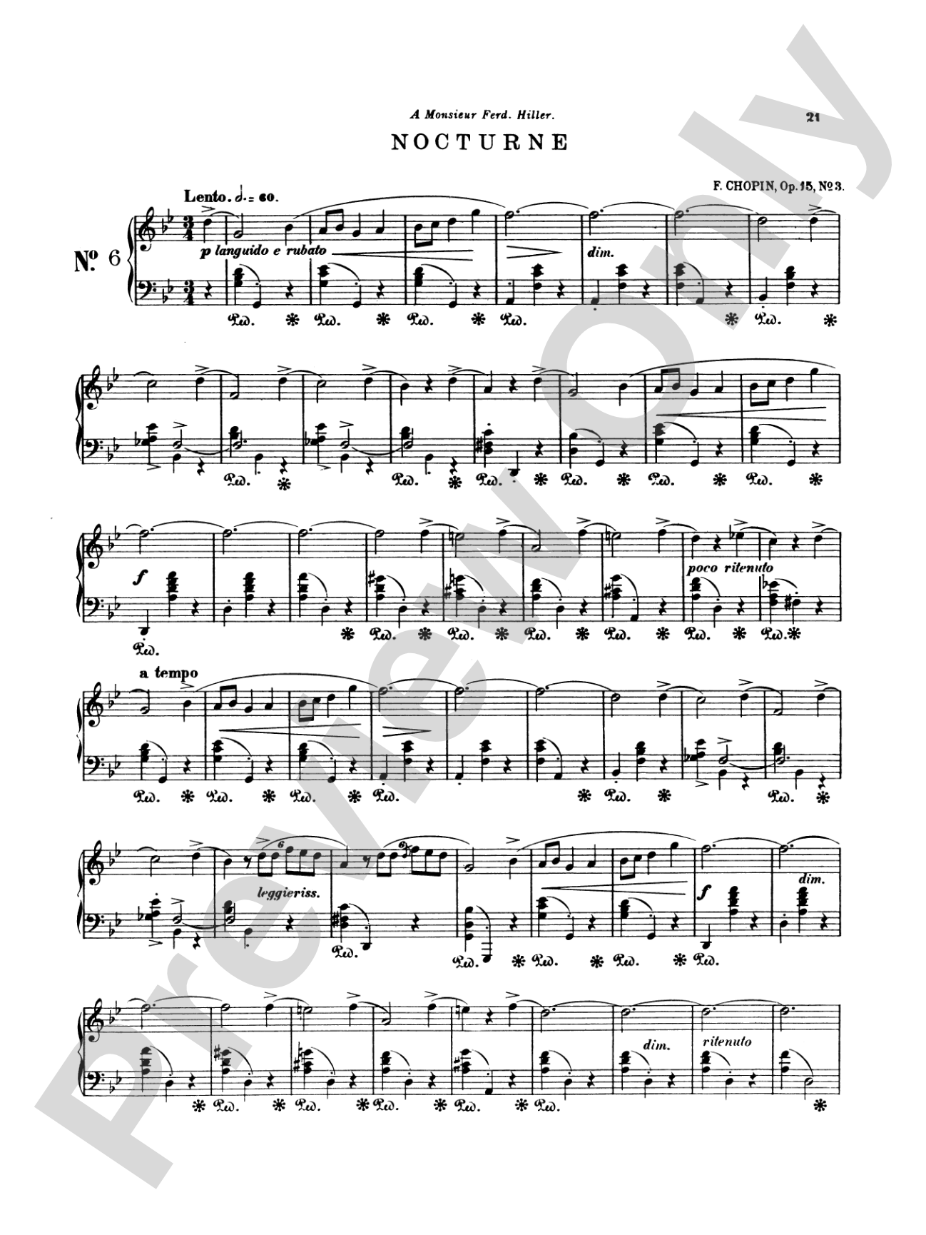 Chopin: Nineteen Nocturnes (Ed. Franz Liszt)