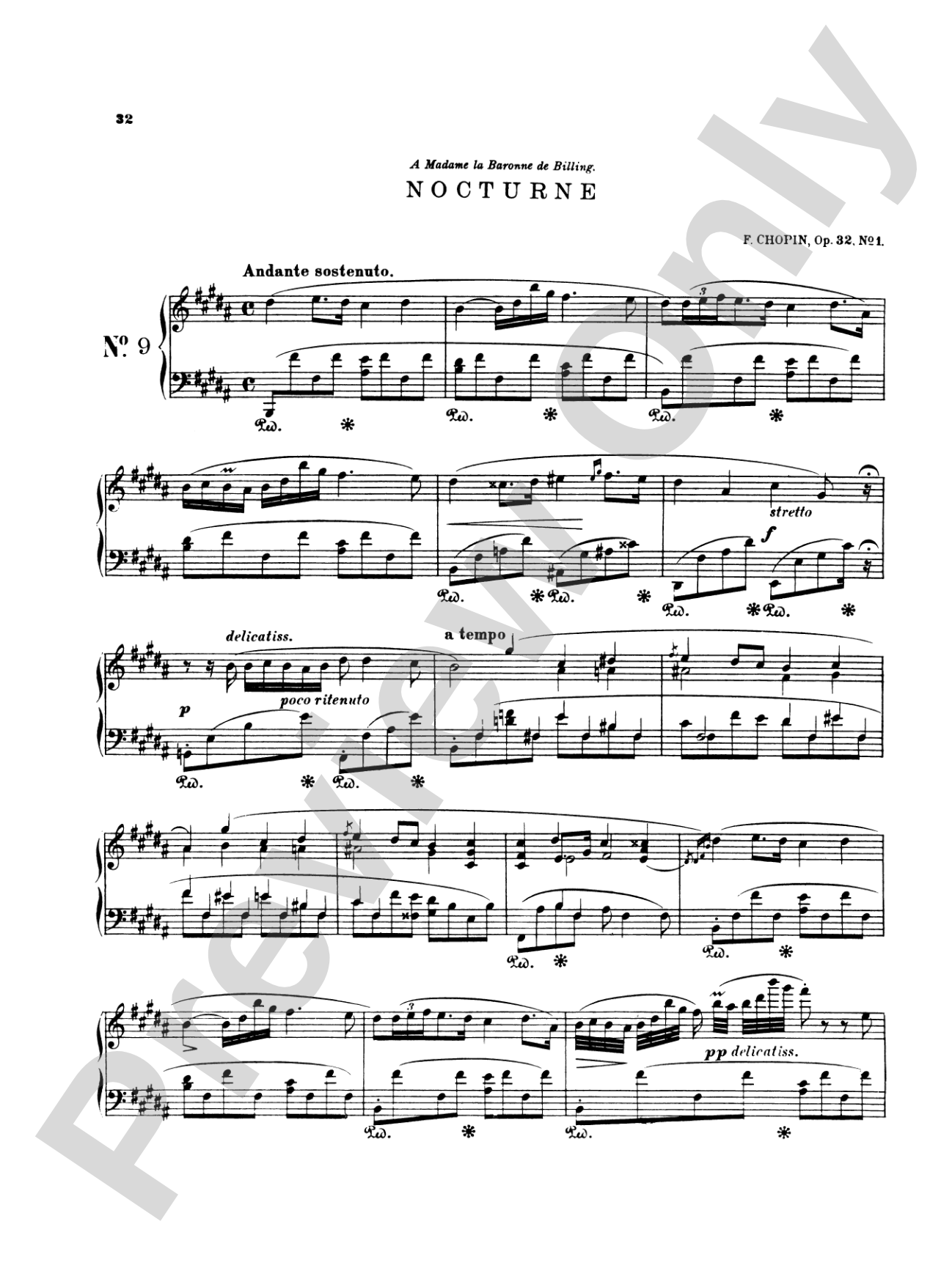 Chopin: Nineteen Nocturnes (Ed. Franz Liszt)