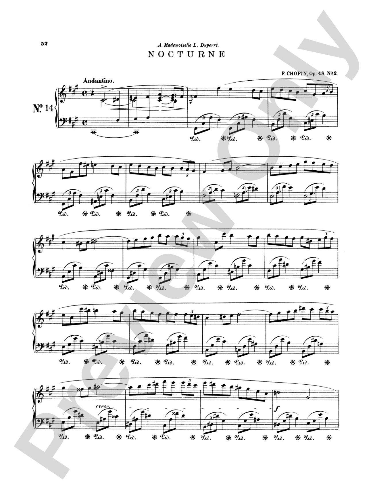 Chopin: Nineteen Nocturnes (Ed. Franz Liszt)