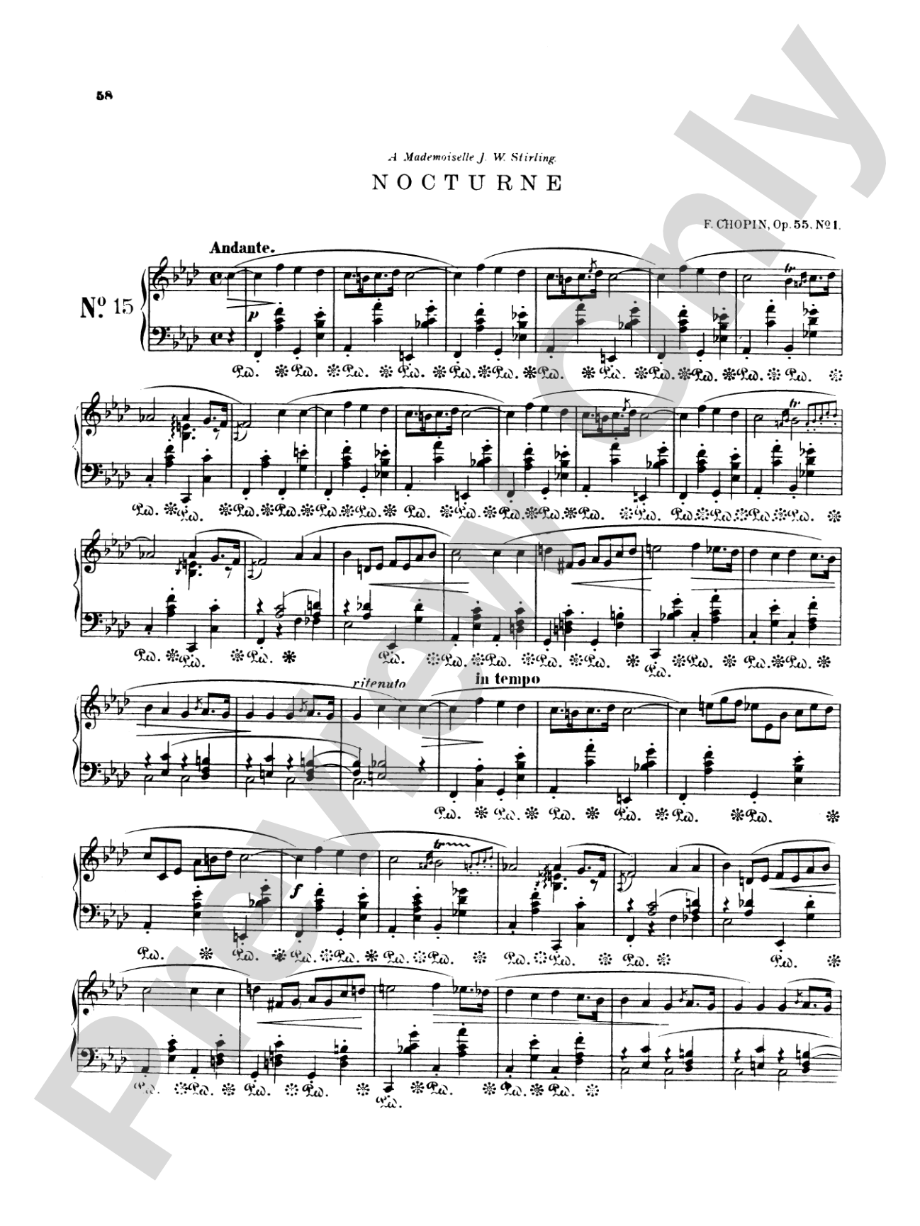 Chopin: Nineteen Nocturnes (Ed. Franz Liszt)