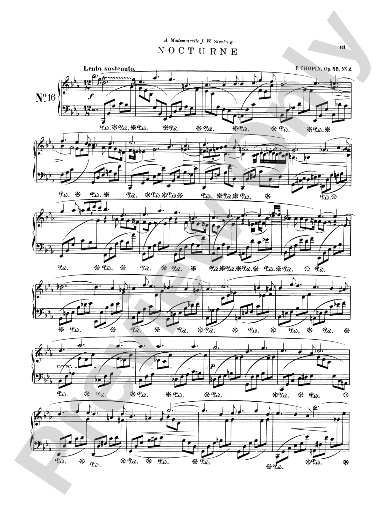 Chopin: Nineteen Nocturnes (Ed. Franz Liszt)