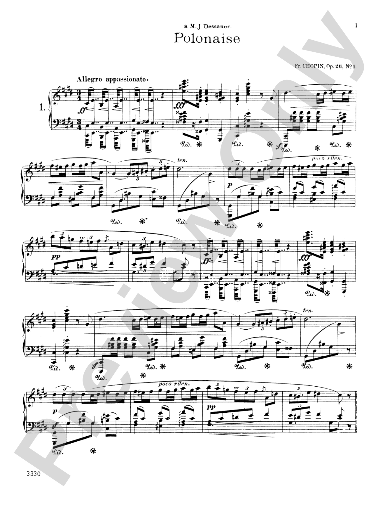 Chopin: Polonaises (Ed. Franz Liszt): Piano Book