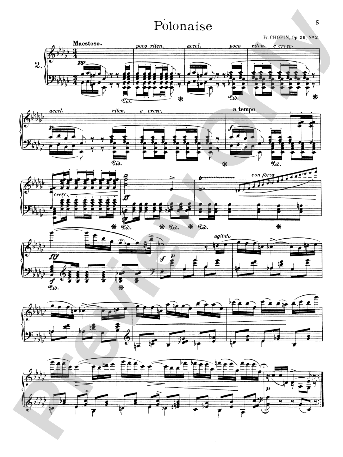 Chopin: Polonaises (Ed. Franz Liszt)