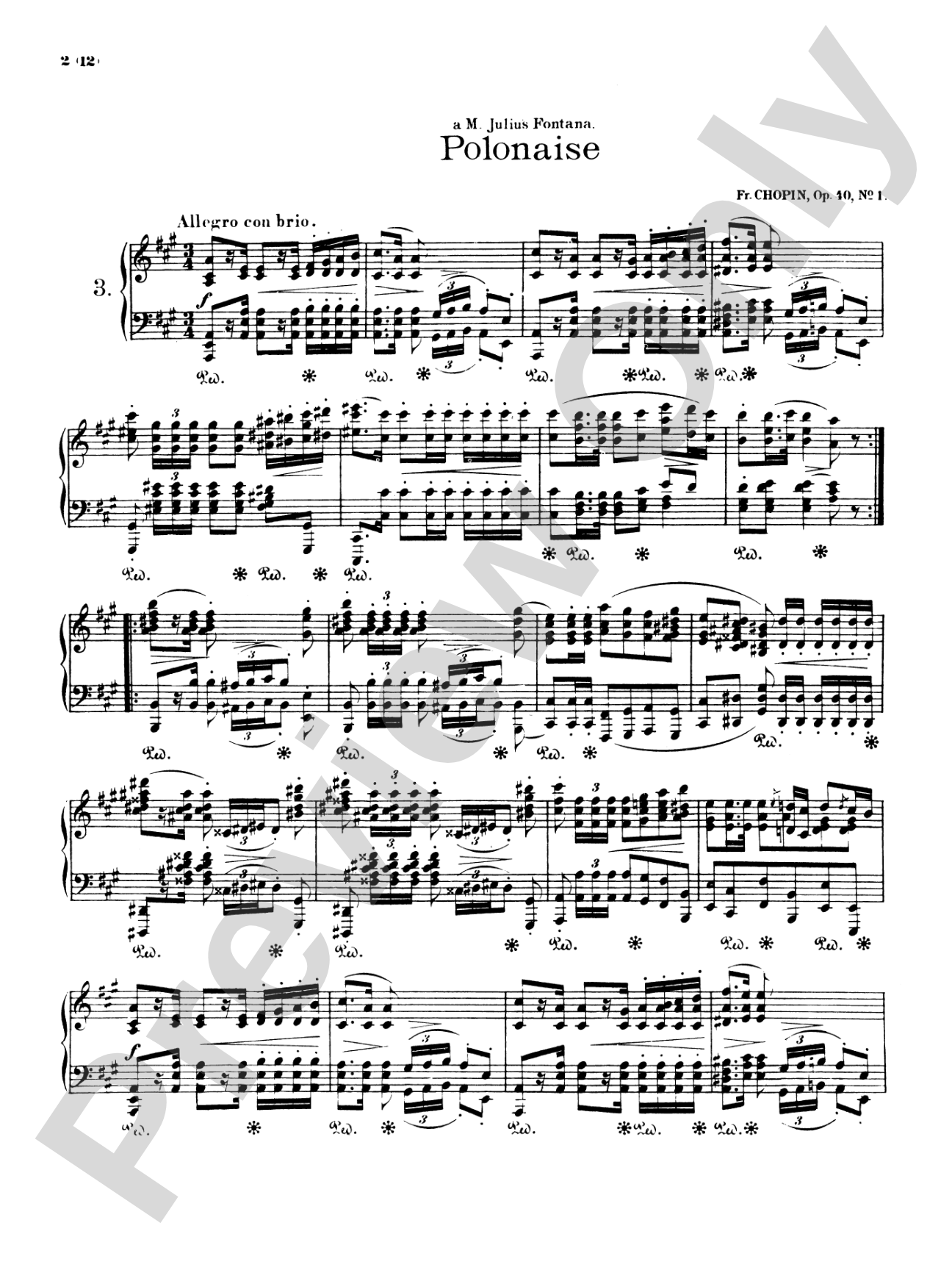 Chopin: Polonaises (Ed. Franz Liszt)