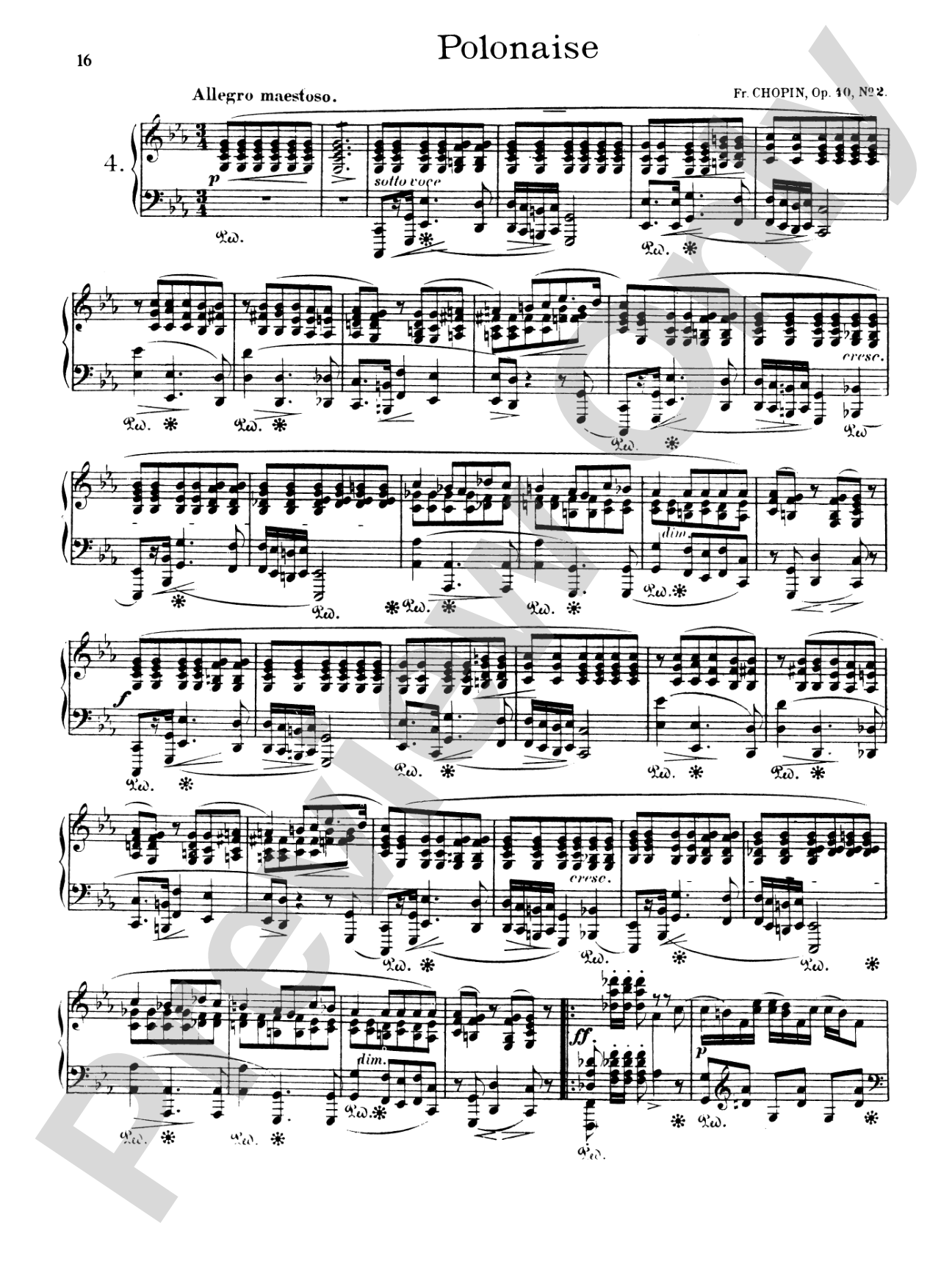 Chopin: Polonaises (Ed. Franz Liszt)