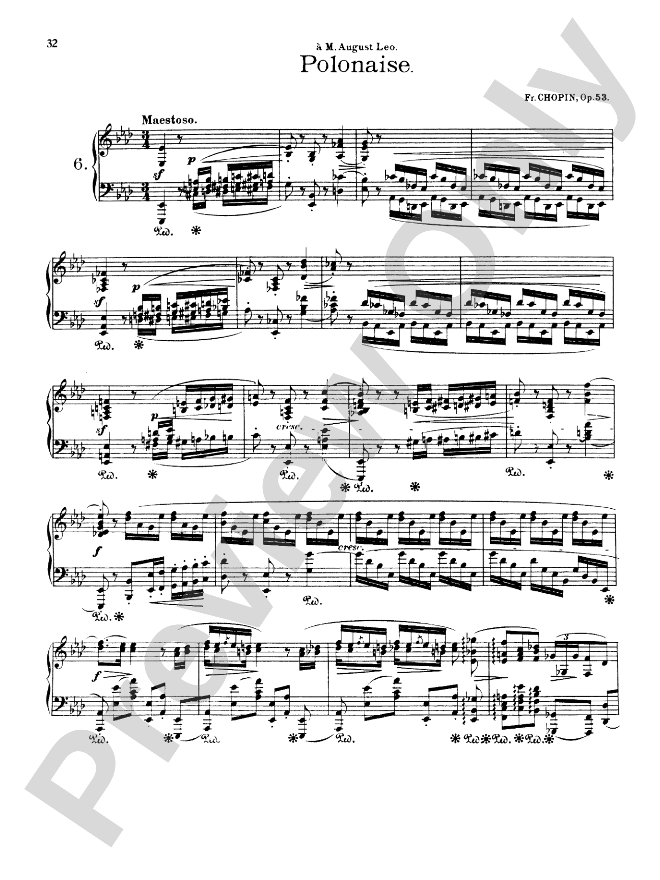 Chopin: Polonaises (Ed. Franz Liszt)