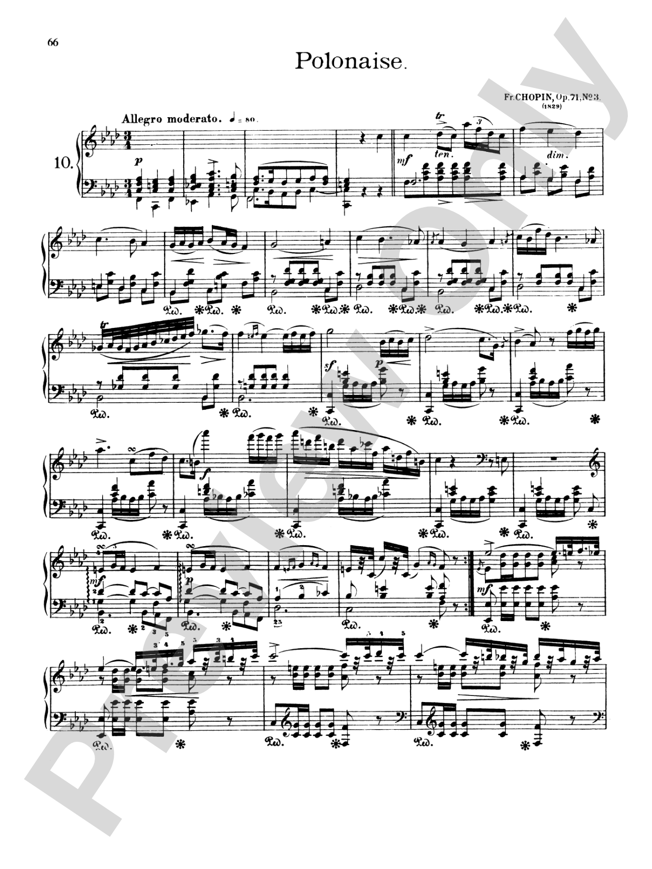 Chopin: Polonaises (Ed. Franz Liszt)