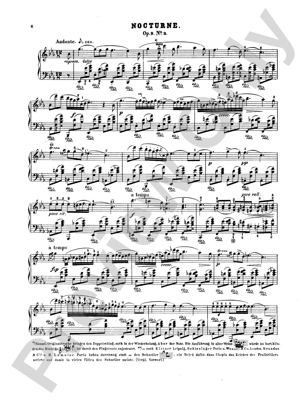 Chopin: Nineteen Nocturnes (Ed. Eduard Mertke)