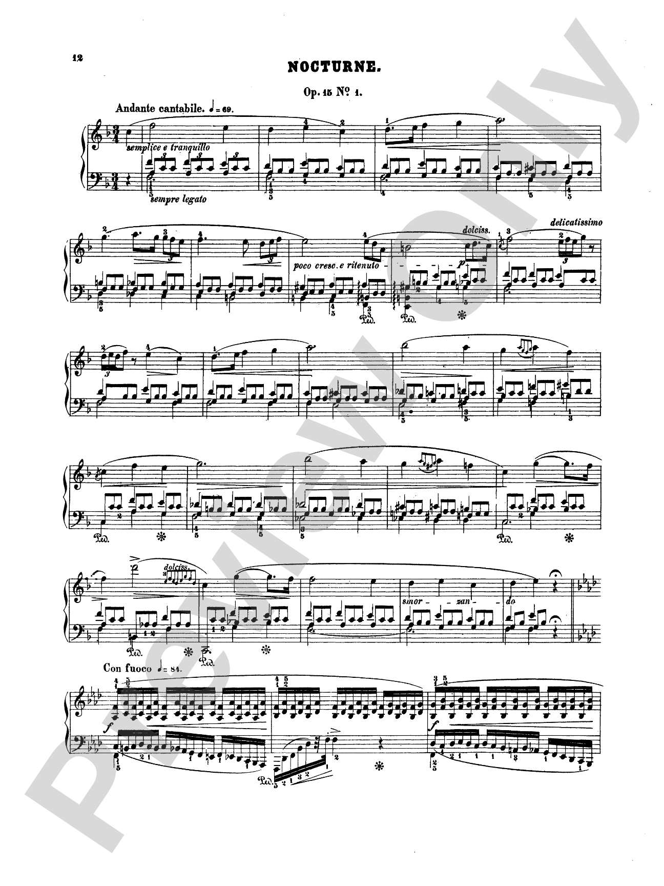 Chopin: Nineteen Nocturnes (Ed. Eduard Mertke)
