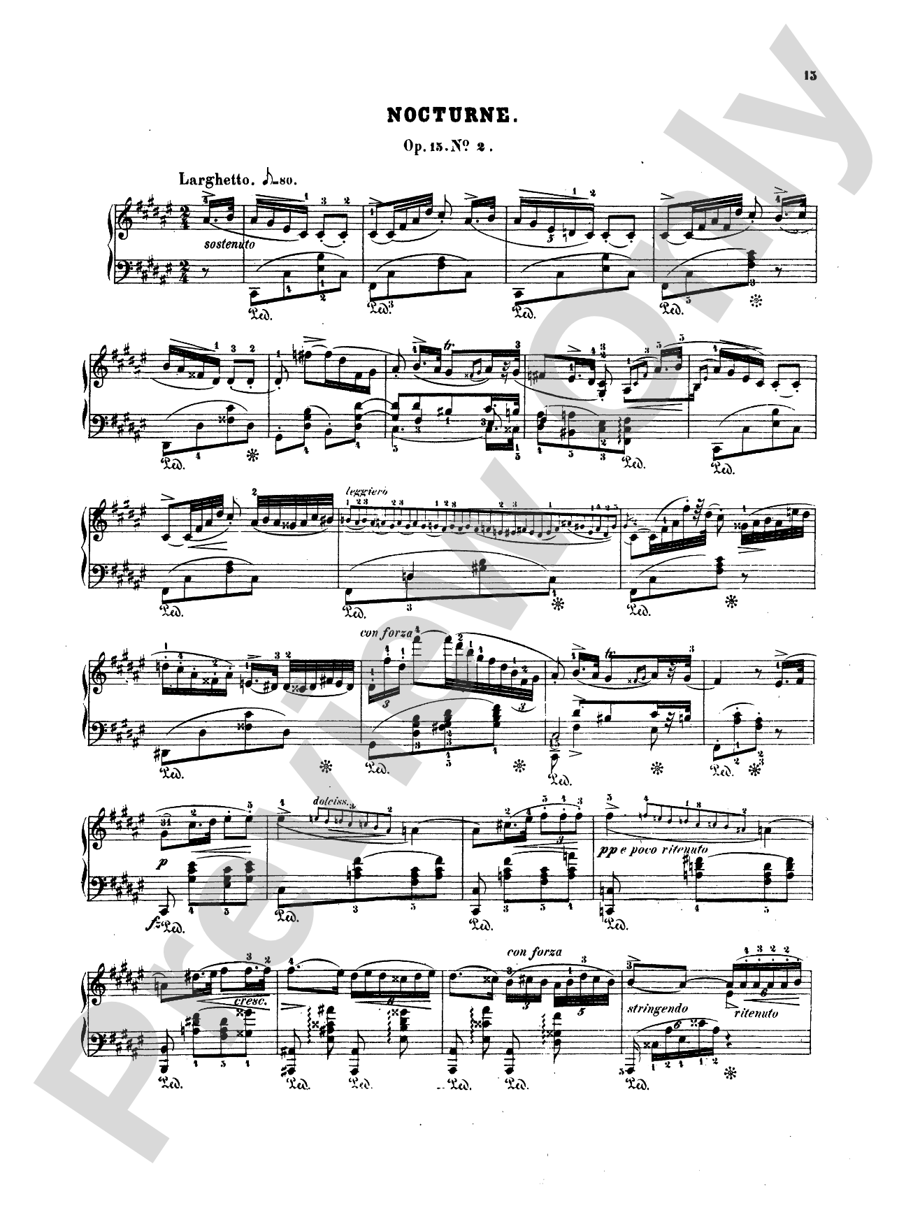 Chopin: Nineteen Nocturnes (Ed. Eduard Mertke)
