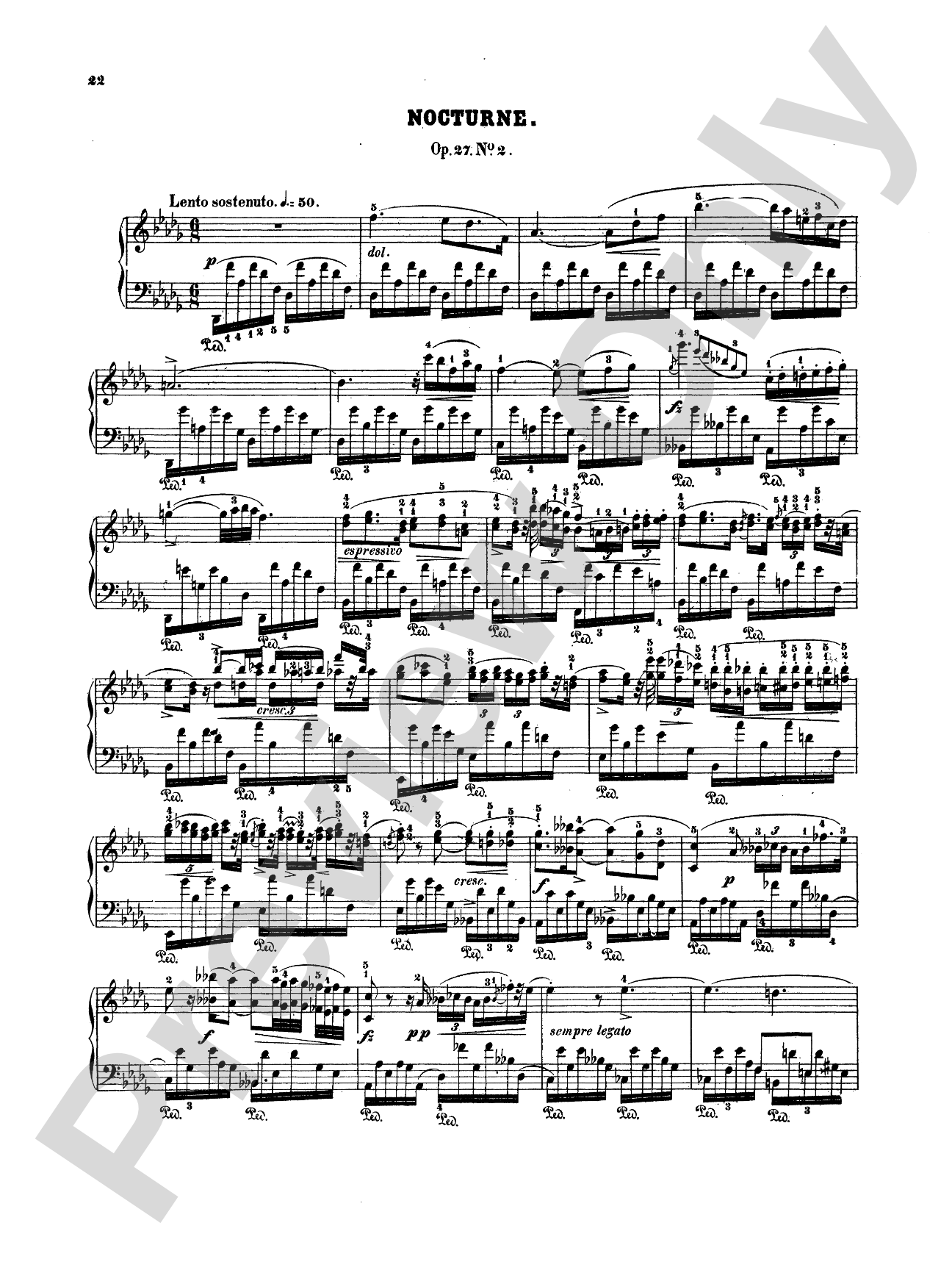 Chopin: Nineteen Nocturnes (Ed. Eduard Mertke)